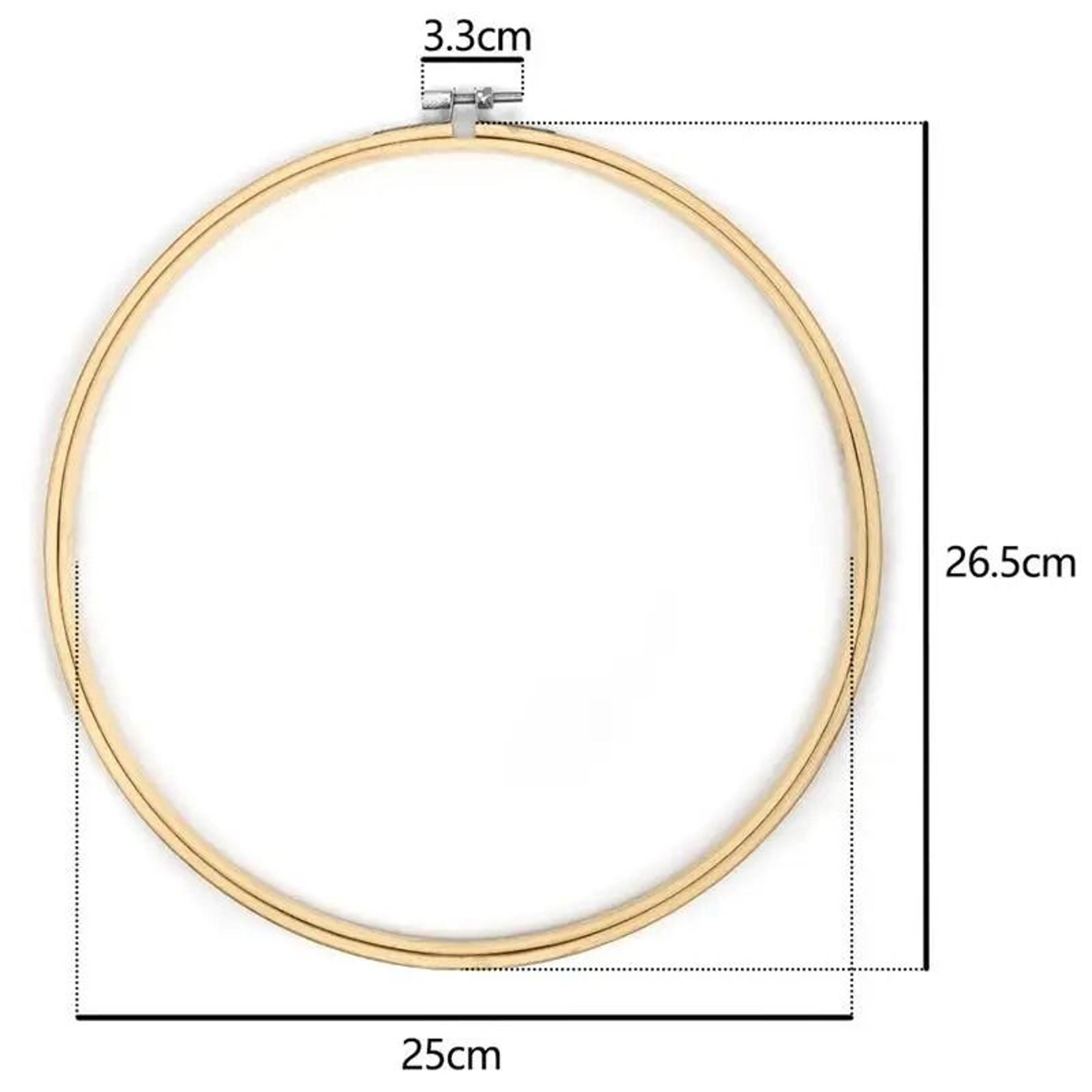 Adjustable Bamboo Embroidery Hoop Ring For Cross Stitch And Needlecraft Projects 7