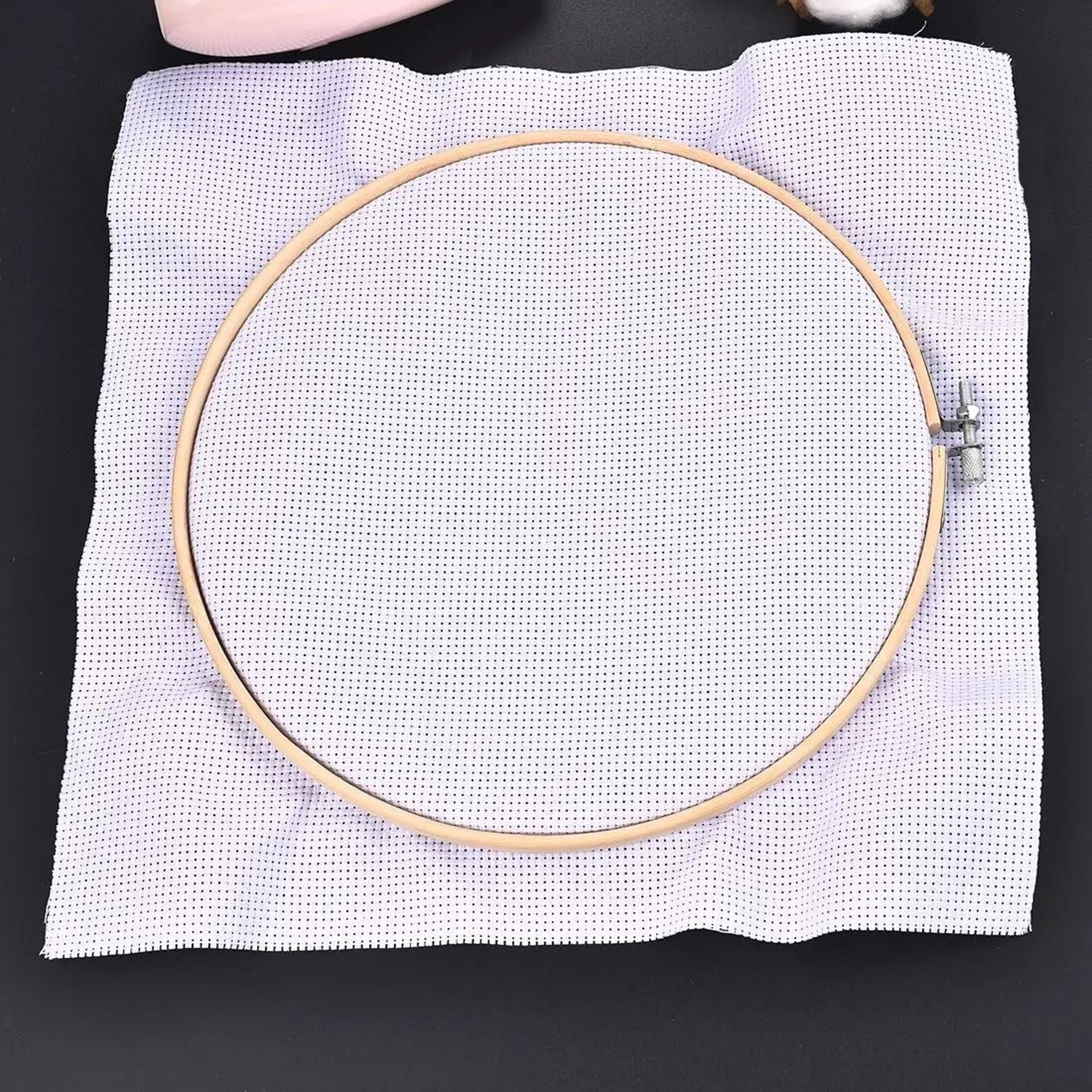 Adjustable Bamboo Embroidery Hoop Ring For Cross Stitch And Needlecraft Projects 10