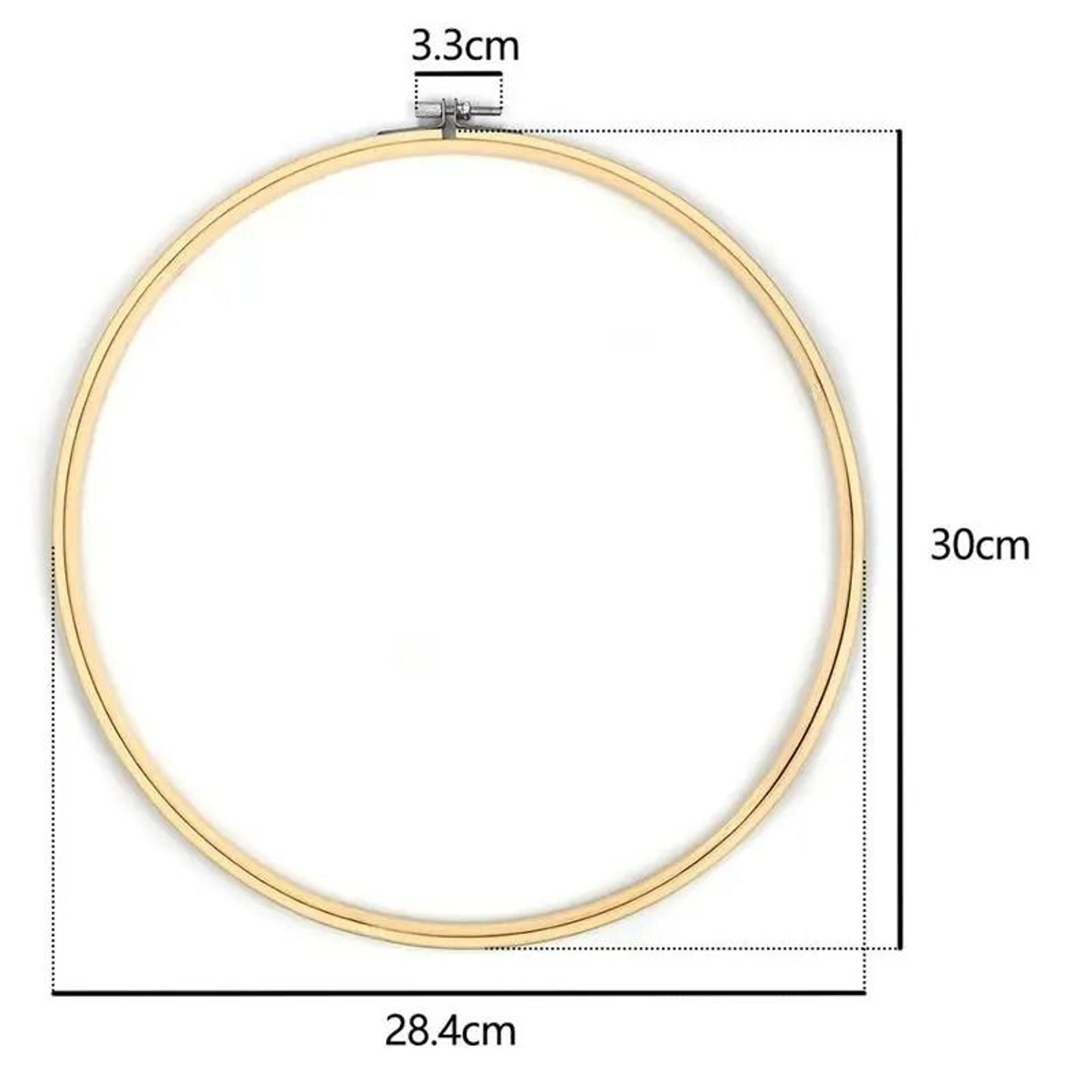 Adjustable Bamboo Embroidery Hoop Ring For Cross Stitch And Needlecraft Projects 8