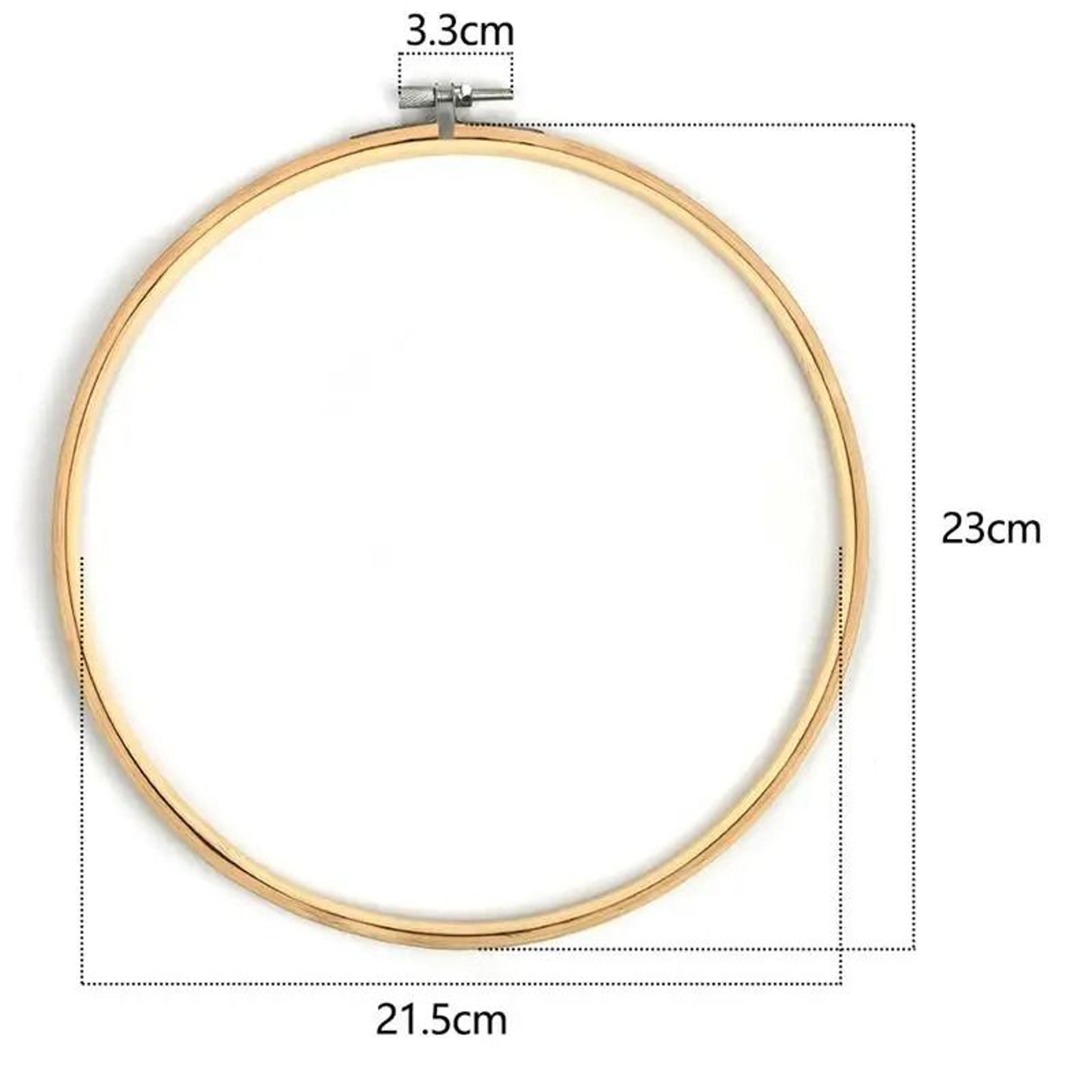 Adjustable Bamboo Embroidery Hoop Ring For Cross Stitch And Needlecraft Projects 6