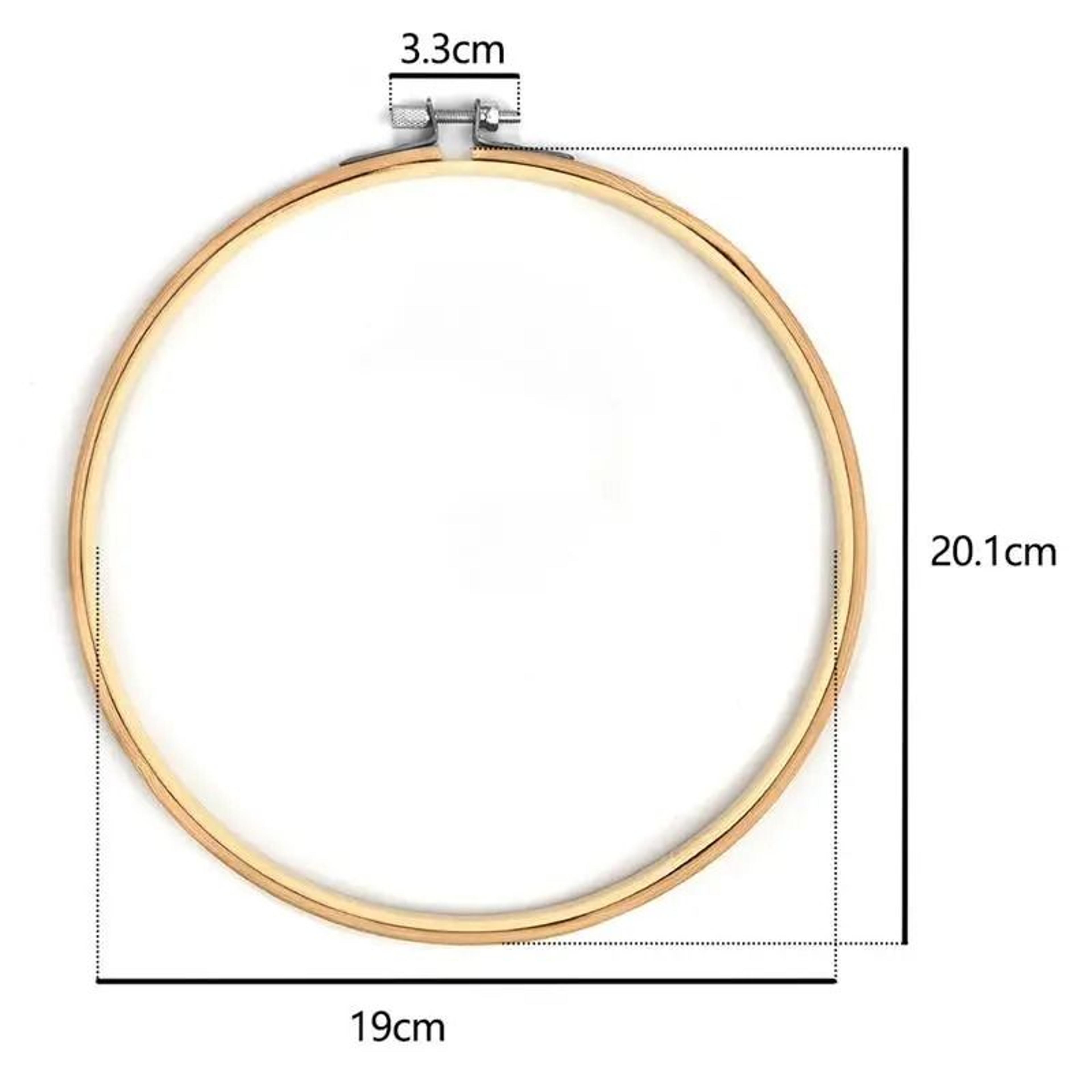 Adjustable Bamboo Embroidery Hoop Ring For Cross Stitch And Needlecraft Projects 5
