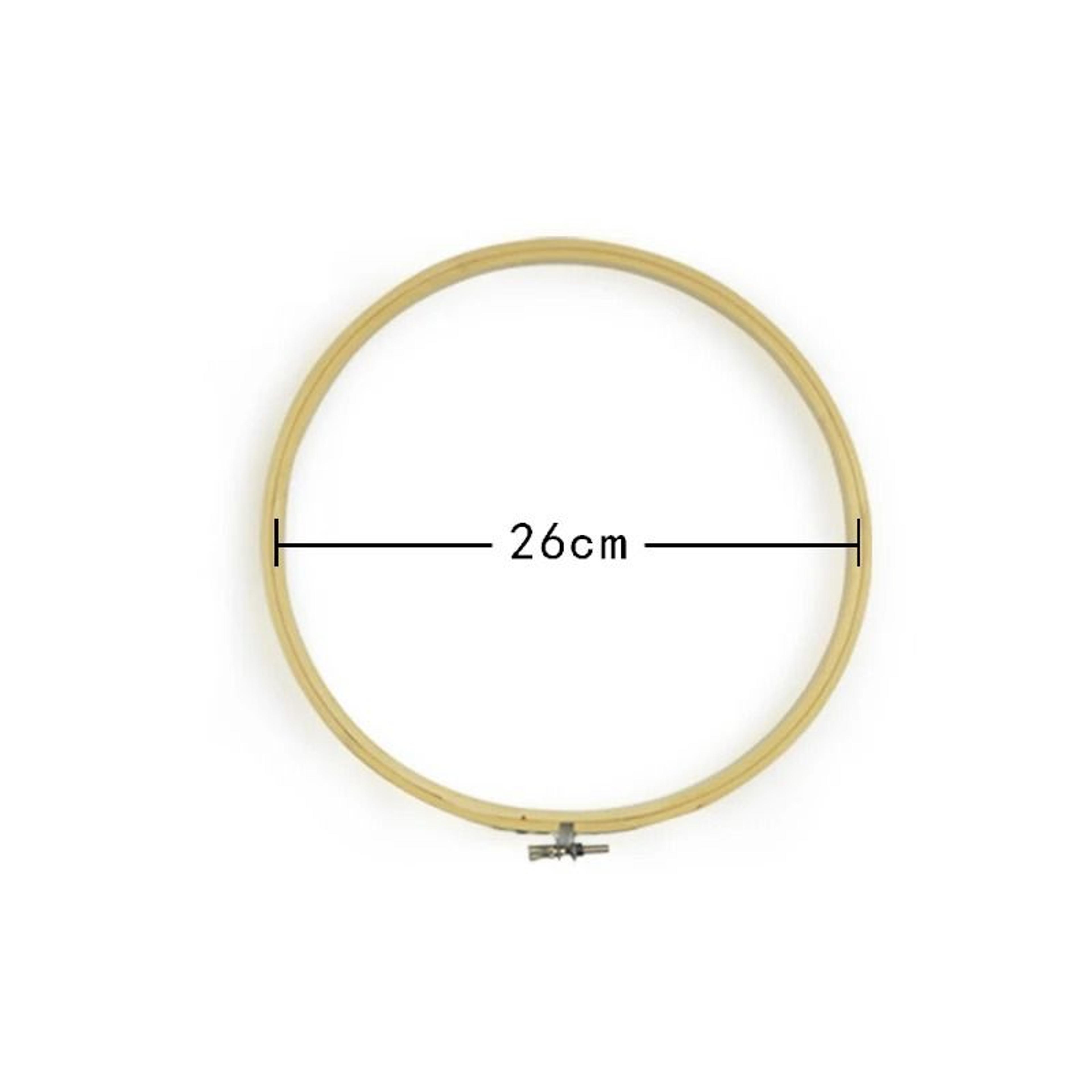 Large Adjustable Bamboo Embroidery Hoop For Cross Stitch And Needlecraft Projects 7