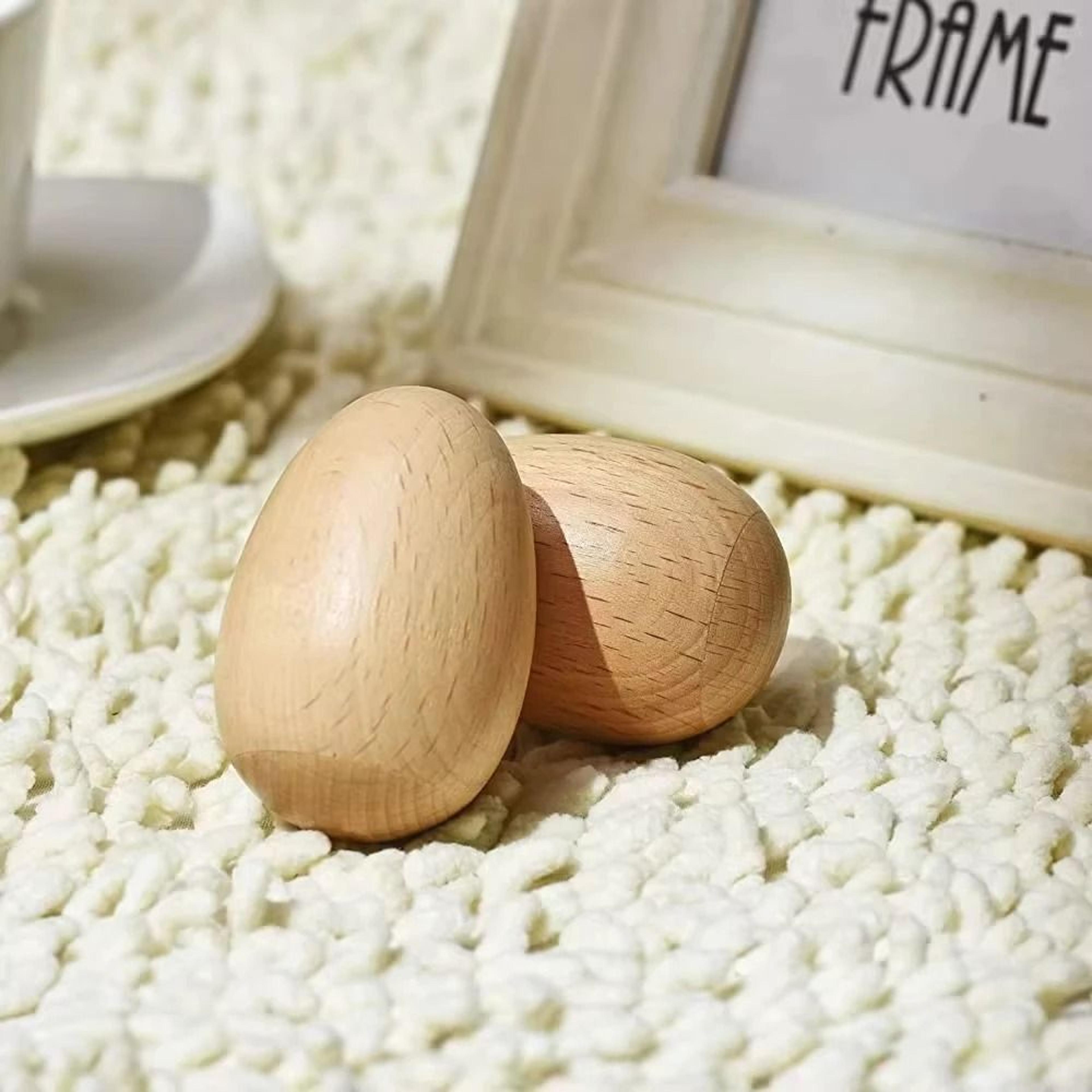 Ergonomic Wooden Darning Egg Tool For Smooth Sock And Garment Repairs 1