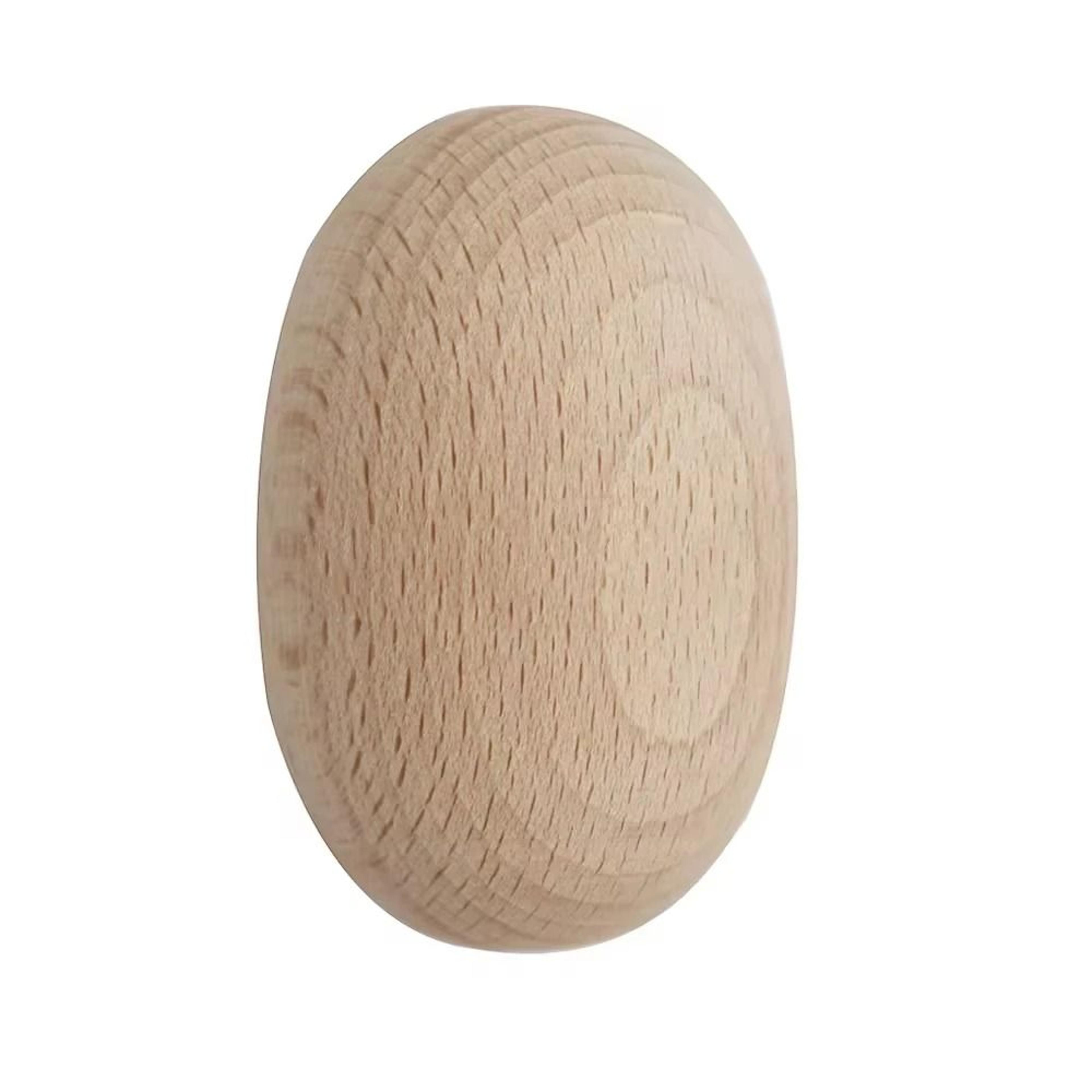 Ergonomic Wooden Darning Egg Tool For Smooth Sock And Garment Repairs 3