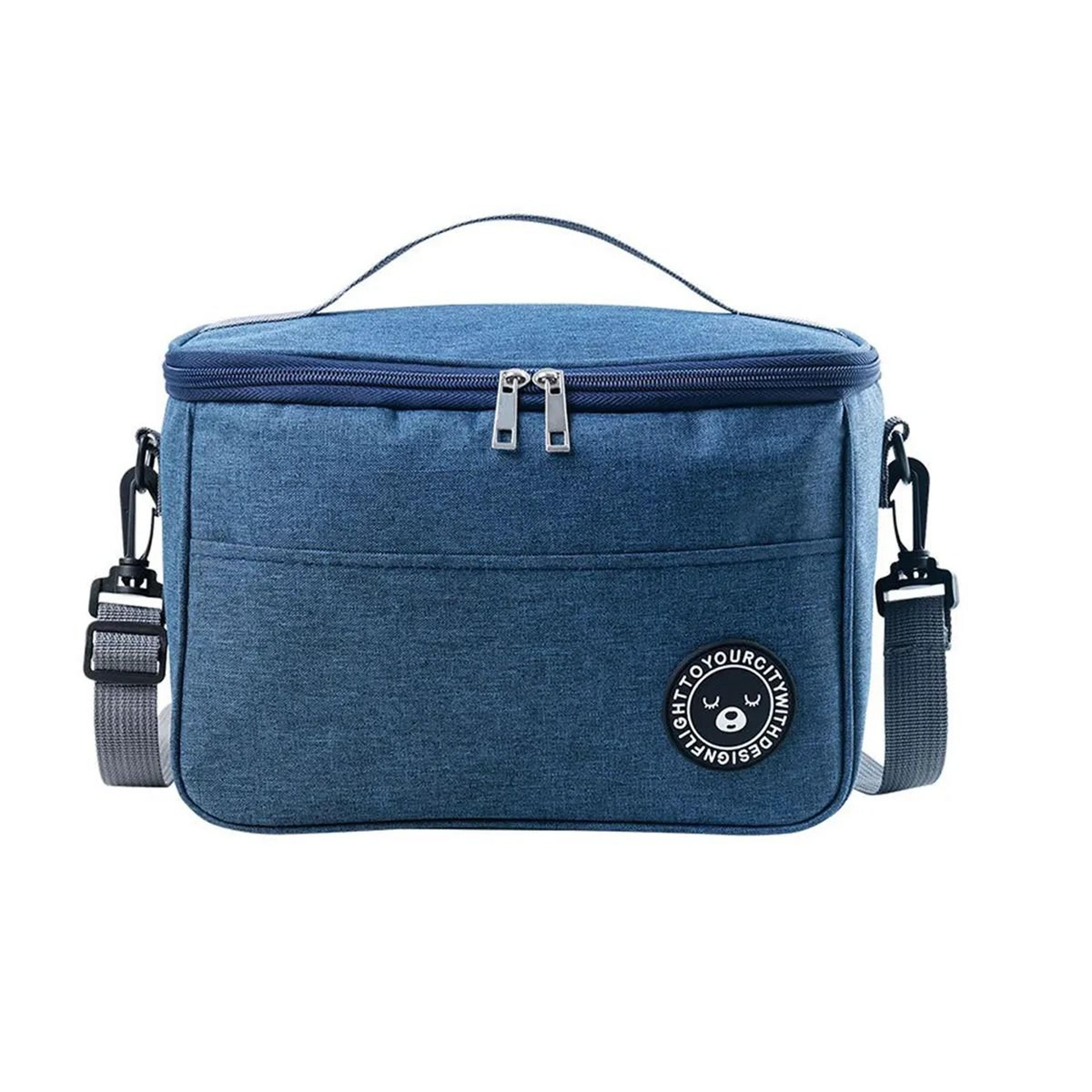 Insulated Bento Lunch Bag With Foil Lining And Shoulder Strap 1