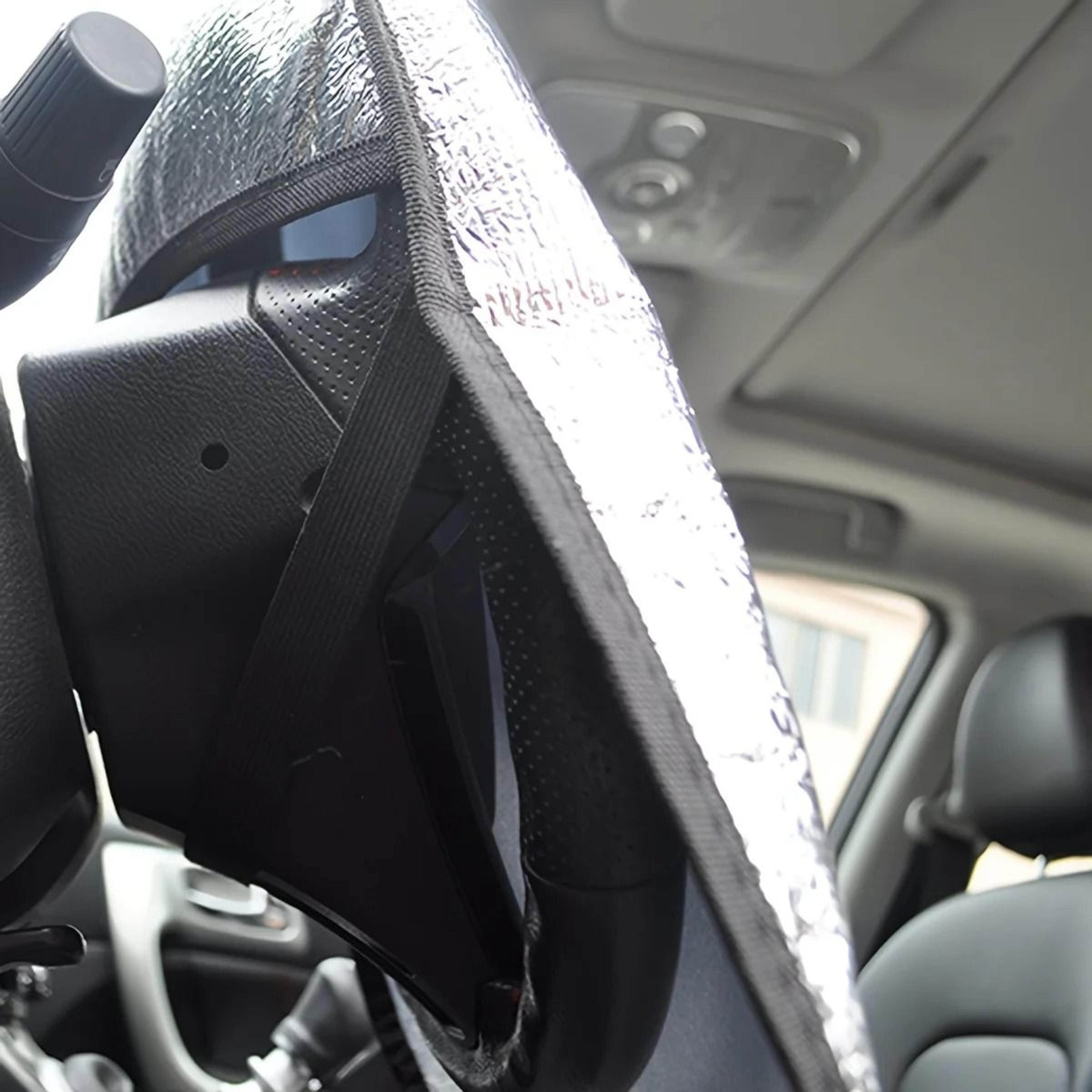 Double Layer Reflective Steering Wheel Sun Cover For Parked Cars 3