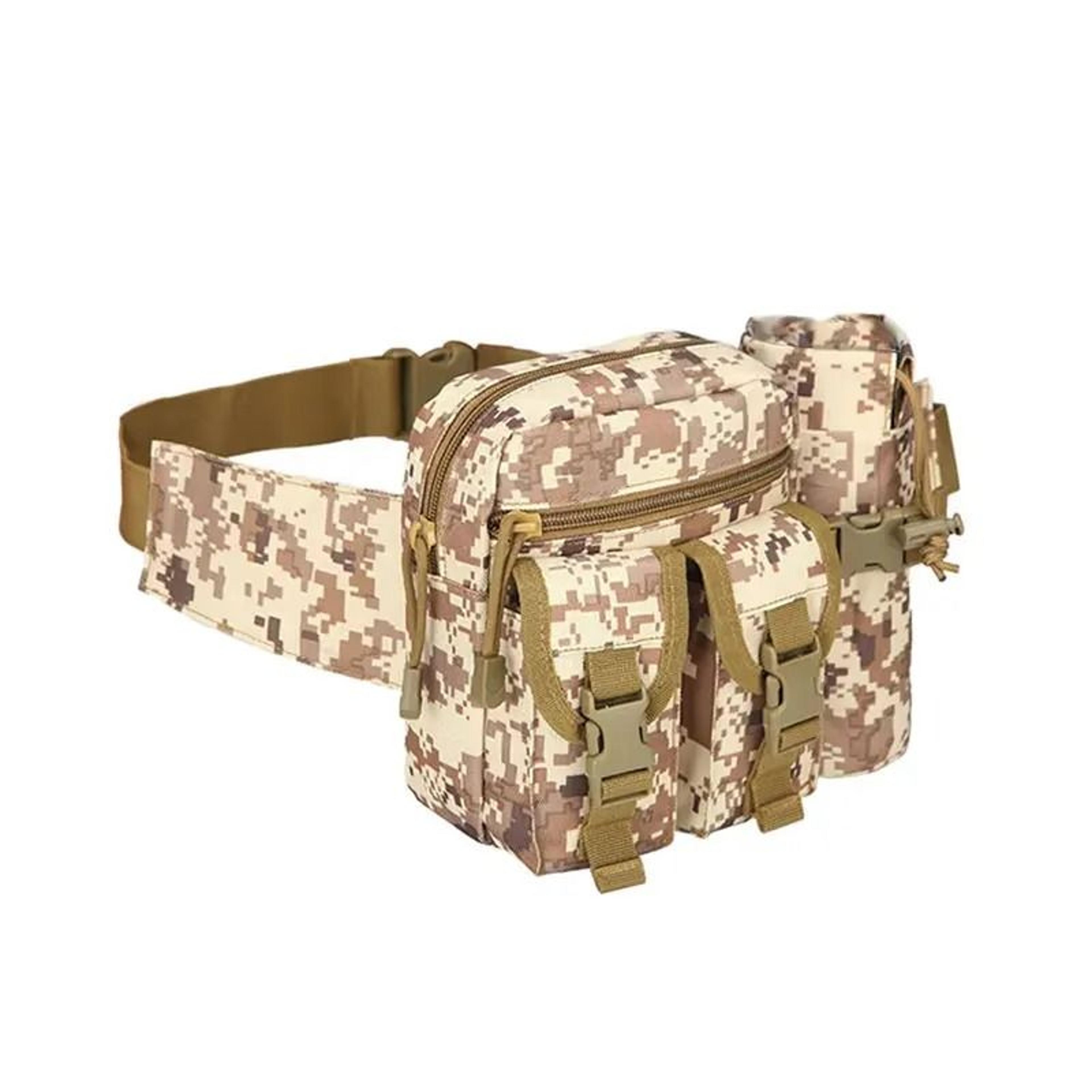 Tactical Hiking Waist Pack With Water Bottle And Phone Pouches 3