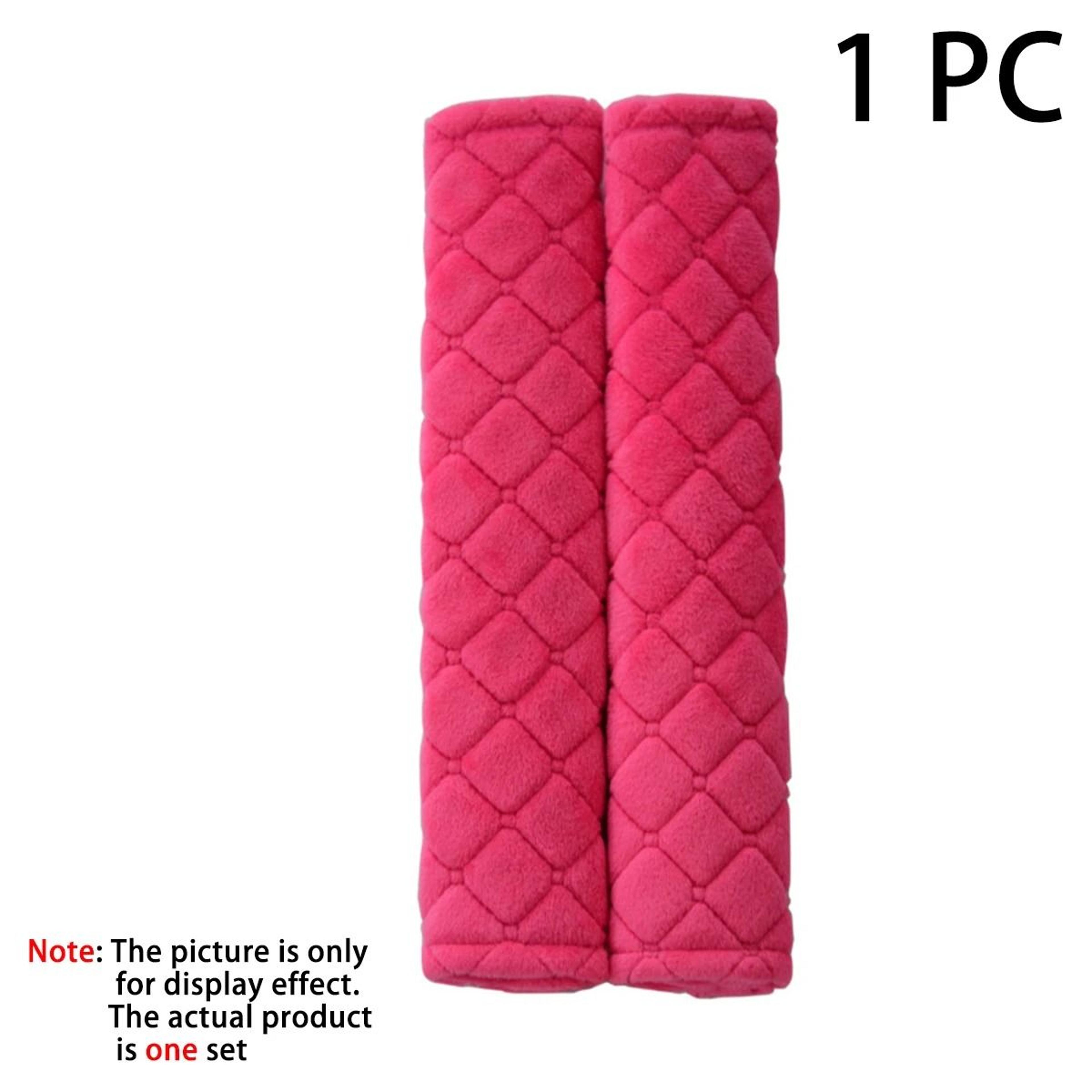 Soft Velvet Adjustable Seat Belt Covers For Comfortable Everyday Travel 5