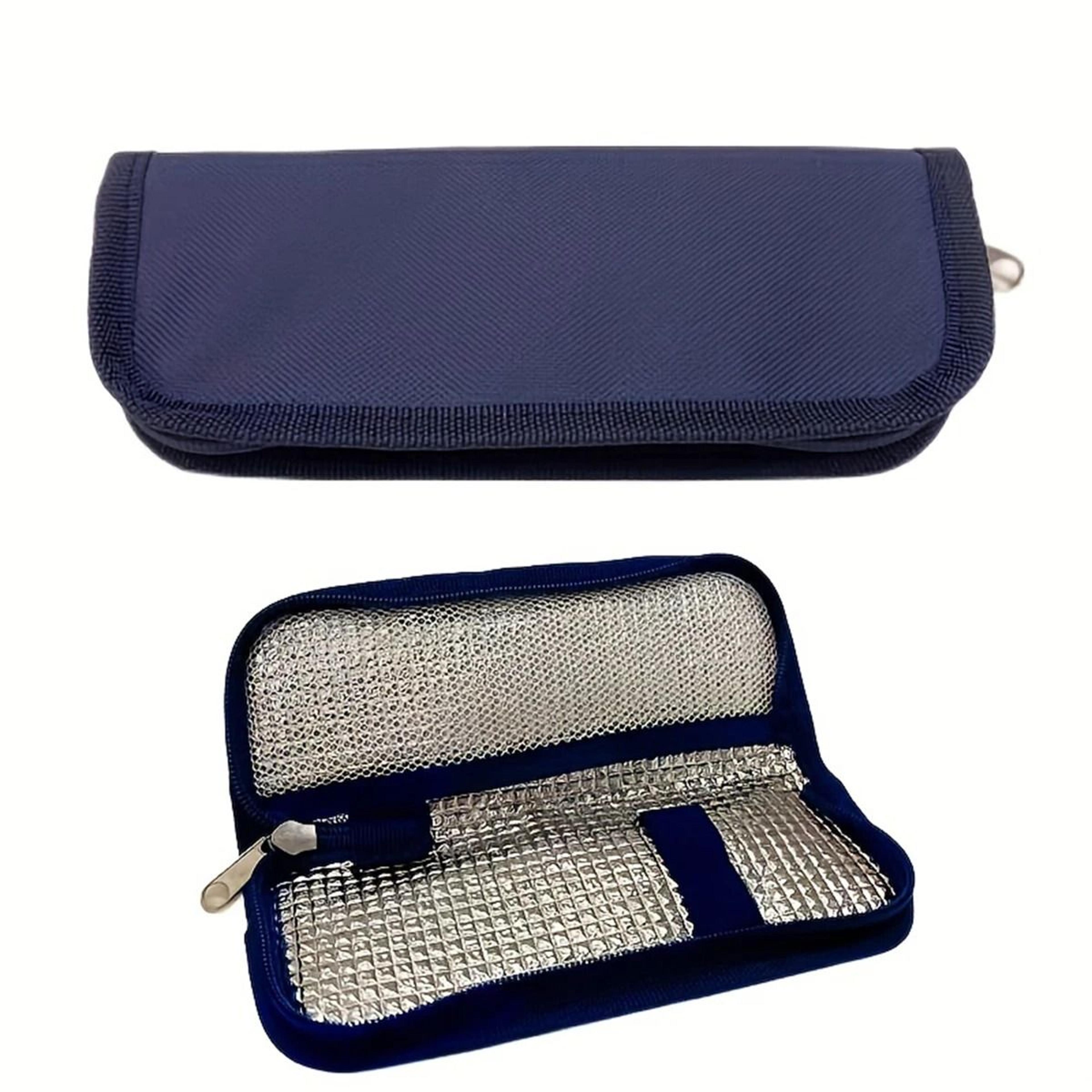 Portable Insulin Cooling Storage Bag With Reusable Ice Pack 1