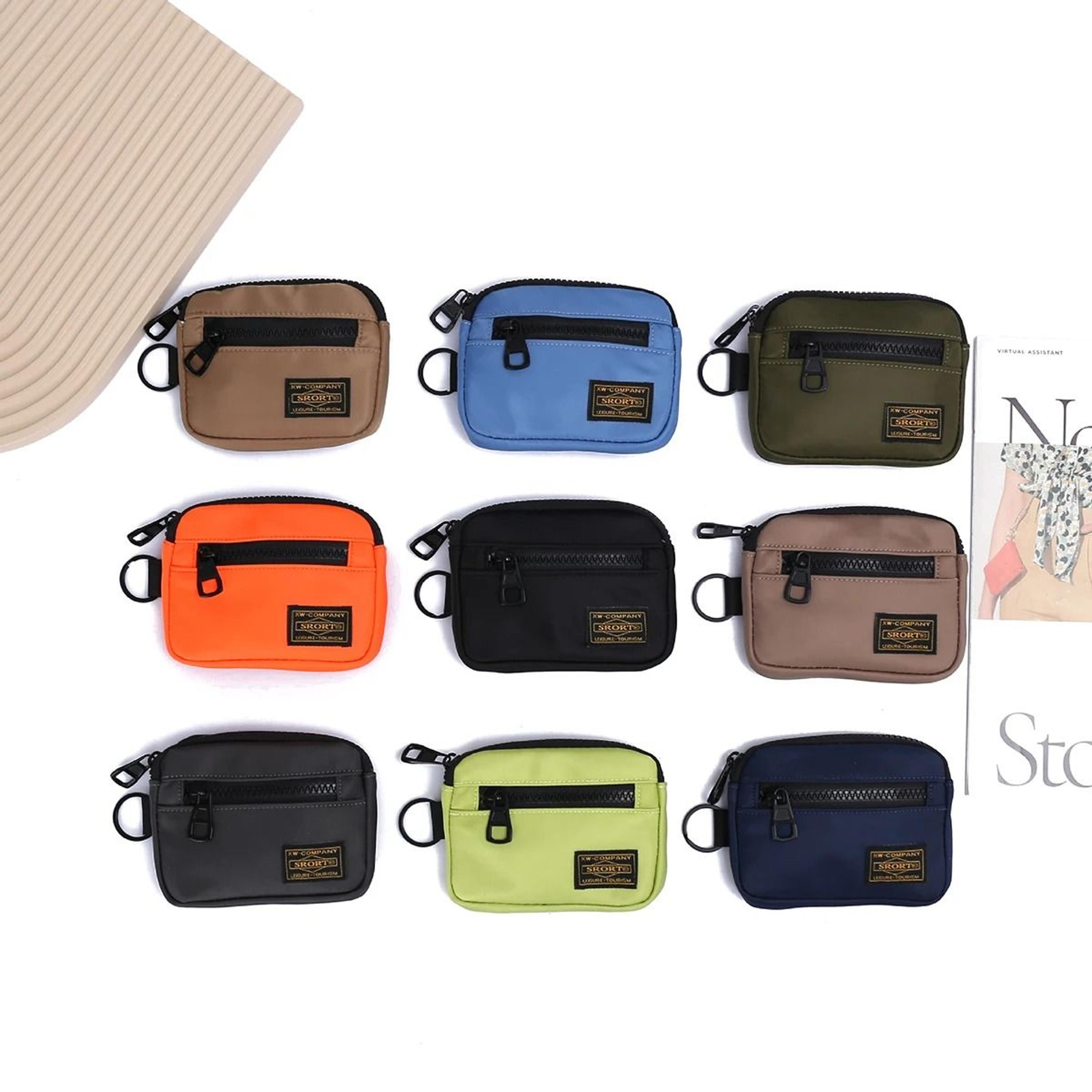 portable oxford cloth coin purse card and earphone storage case