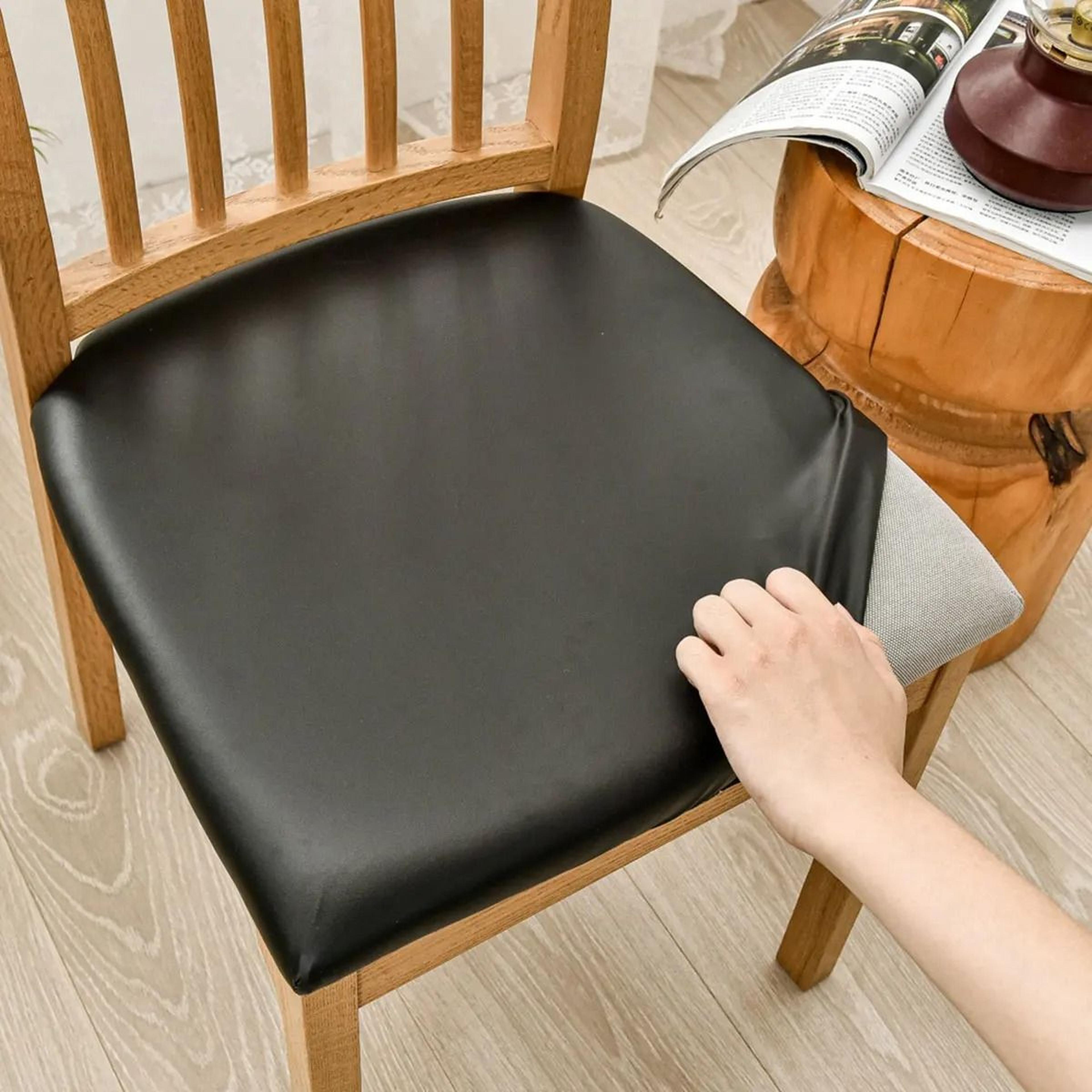 Waterproof PU Leather Dining Chair Seat Cover 9