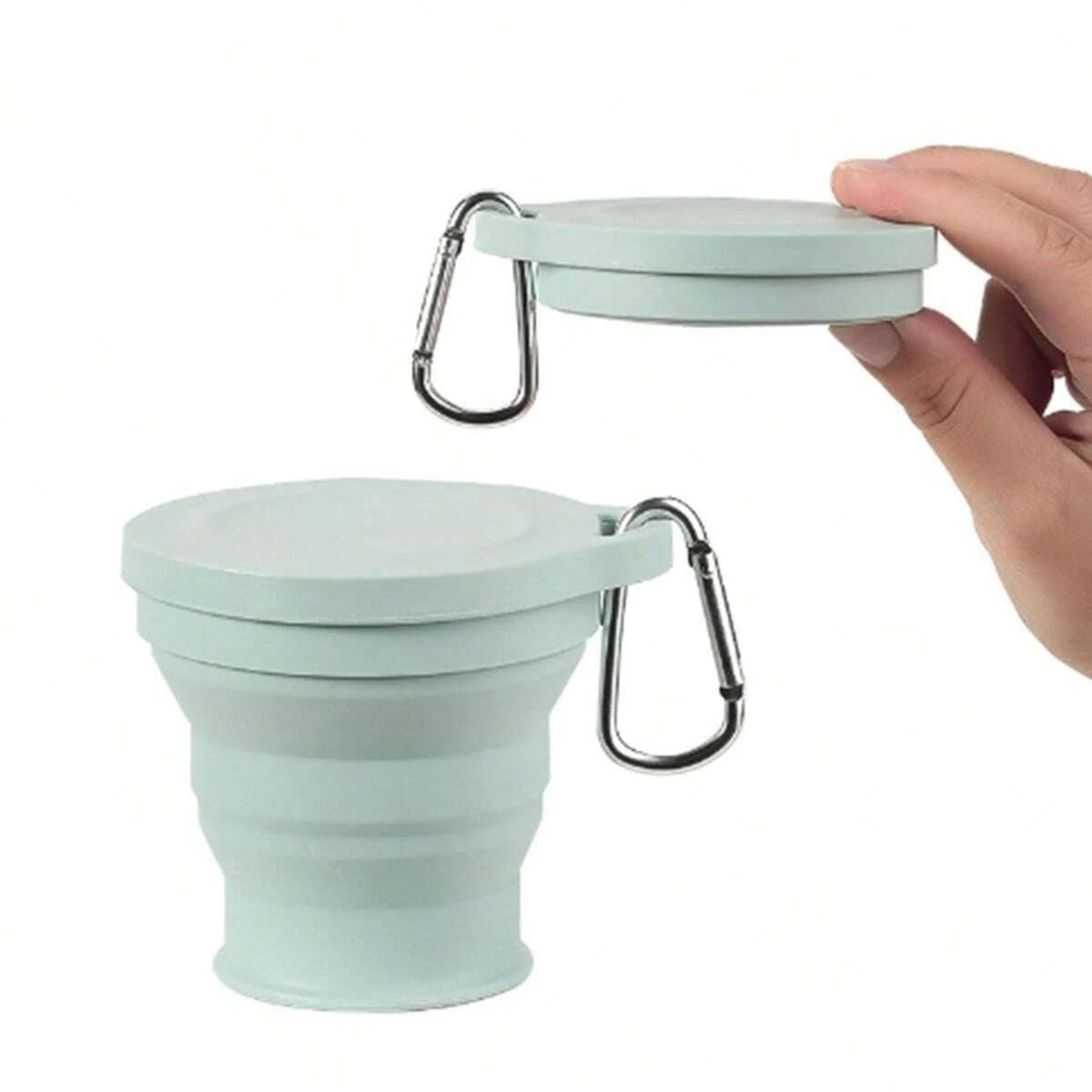 Portable Folding Silicone Travel Cup With Hanging Hole 8