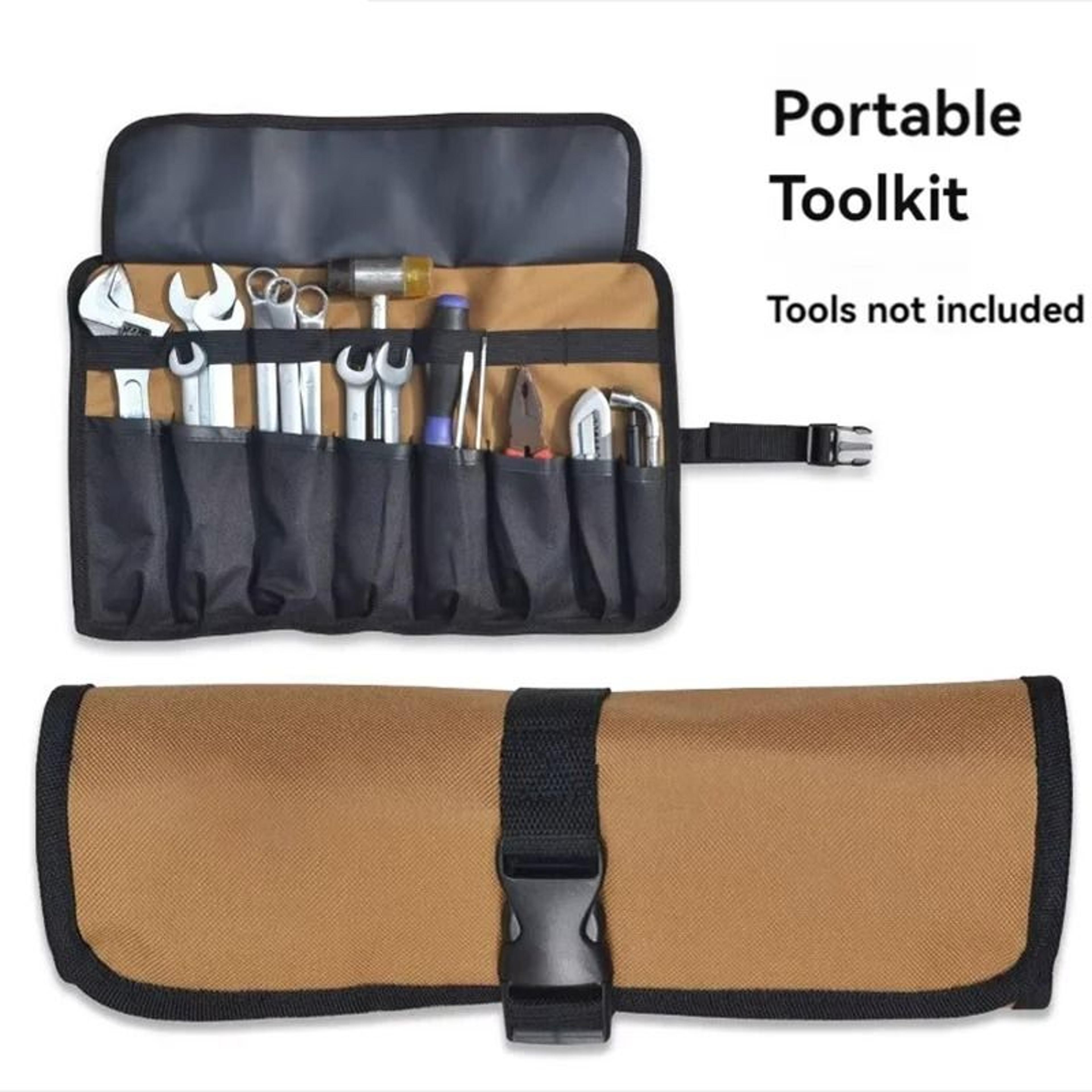 Portable Oxford Cloth Roll Up Tool Organizer Bag 6
