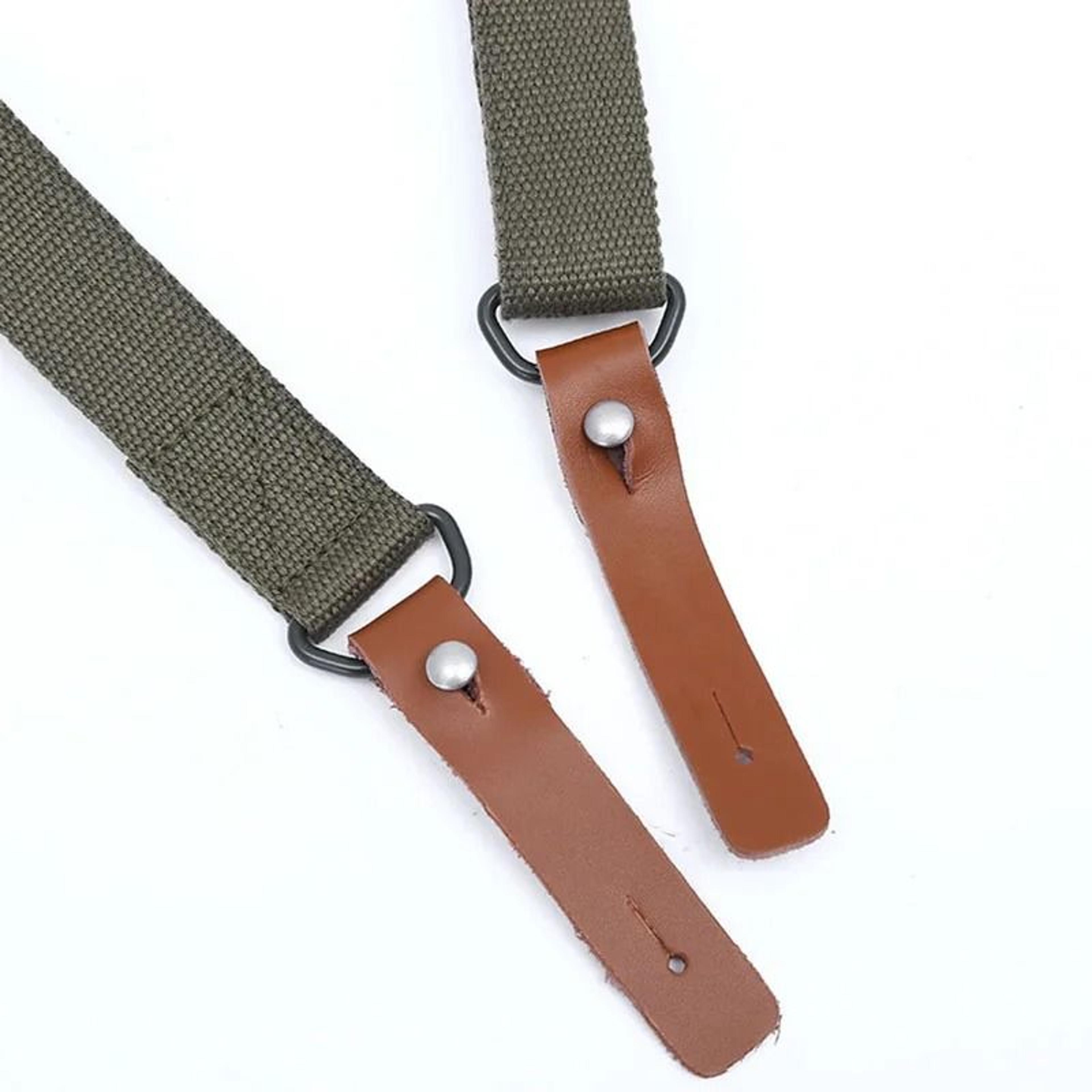 Adjustable Leather Two Point Tactical Rifle Sling 2