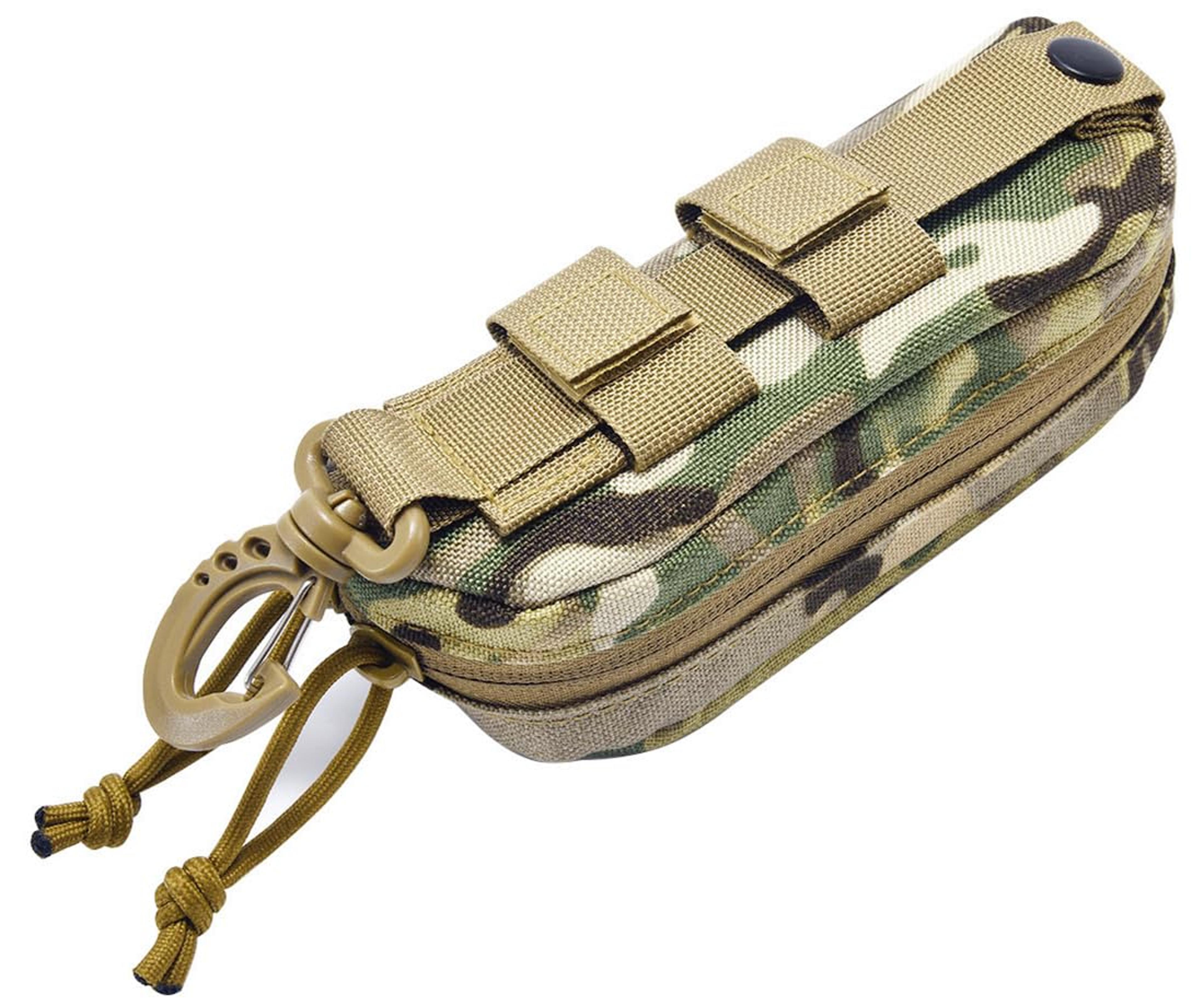 Shockproof Tactical MOLLE Eyeglass Case With Durable 1000D Nylon Outdoor Protection Pouch 5