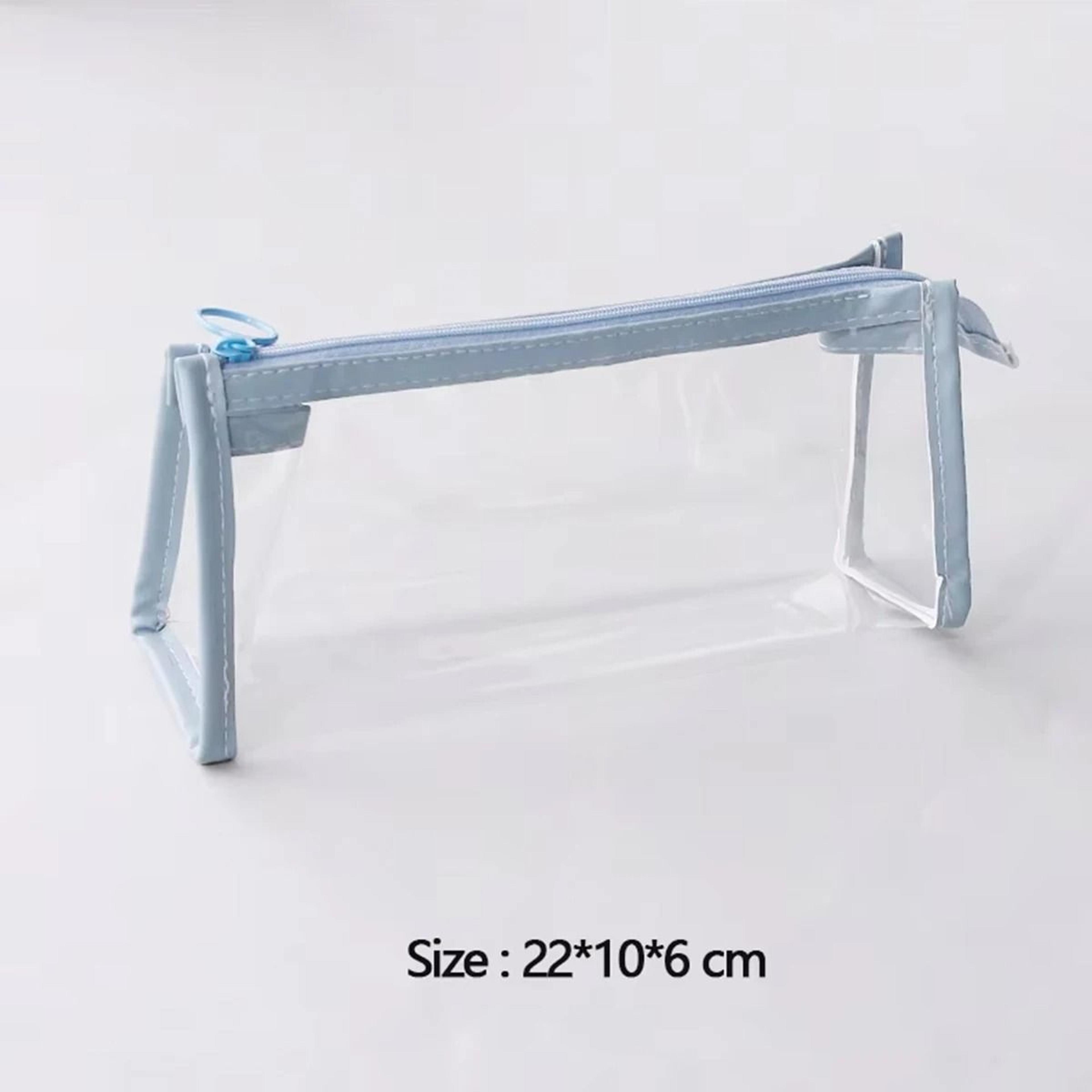 Large Capacity Transparent Pencil Case Kawaii Pen Bag For School Office Supplies 1
