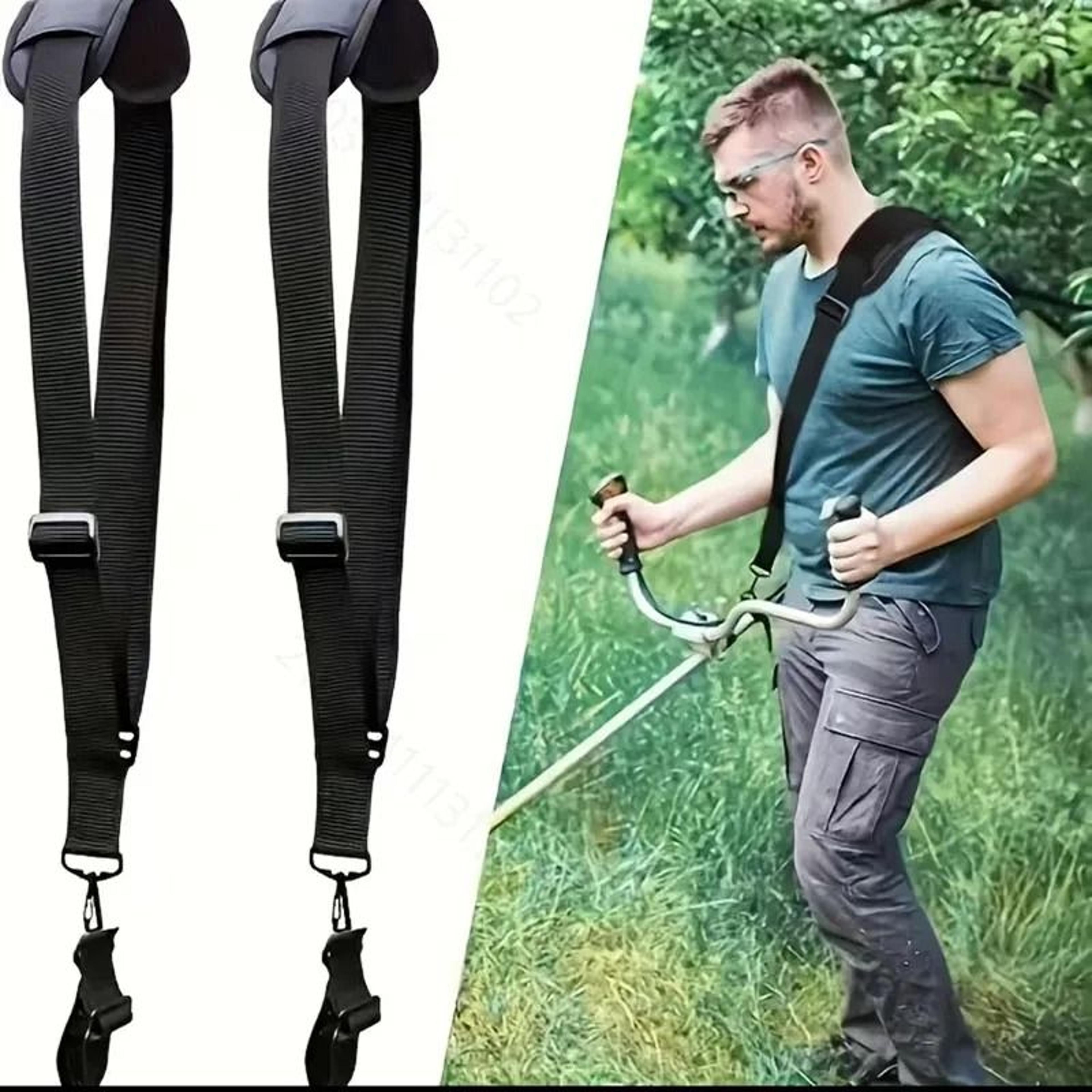 Padded Backpack Brush Cutter Harness With Widened Adjustable Lawn Mower Support Straps 5