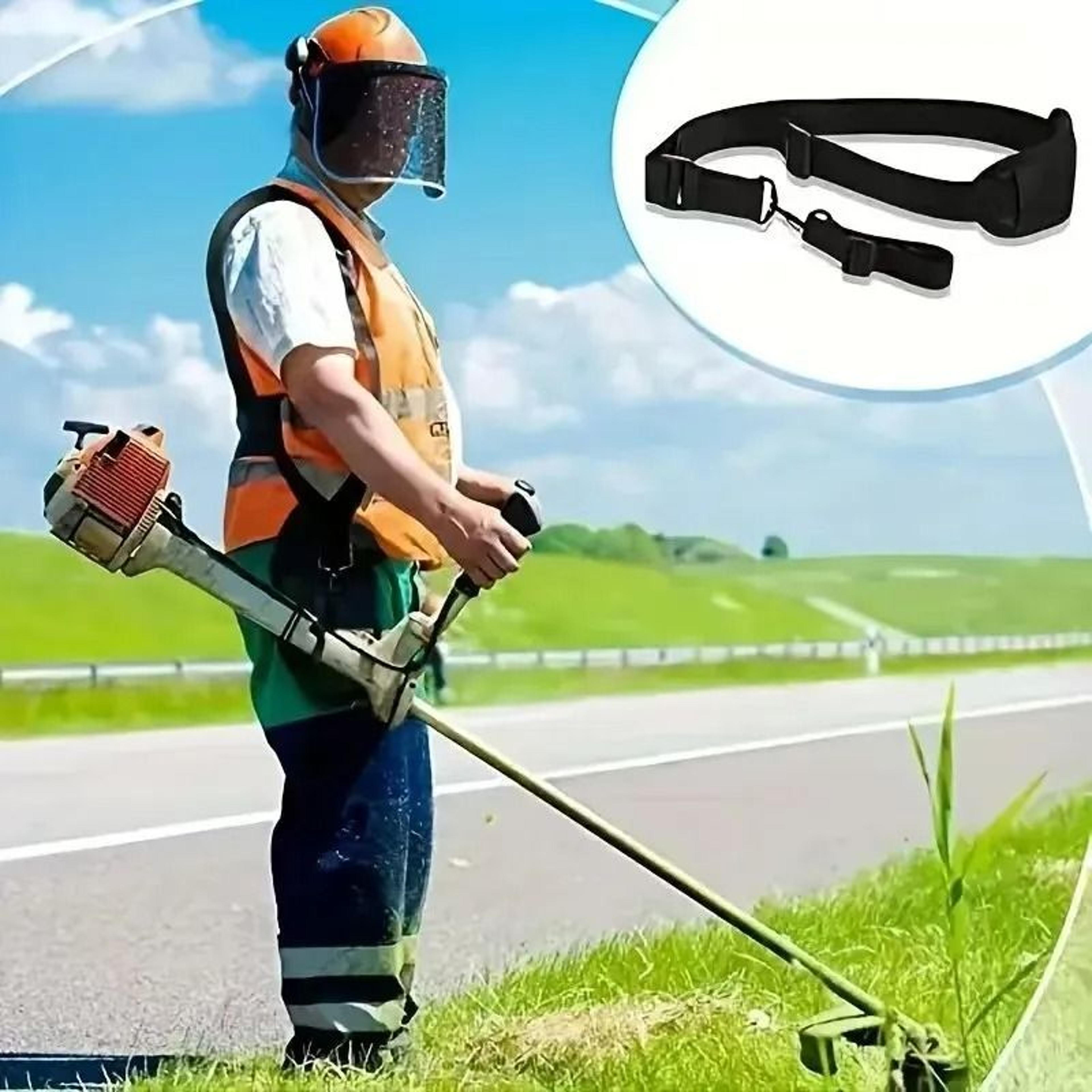 Padded Backpack Brush Cutter Harness With Widened Adjustable Lawn Mower Support Straps 6