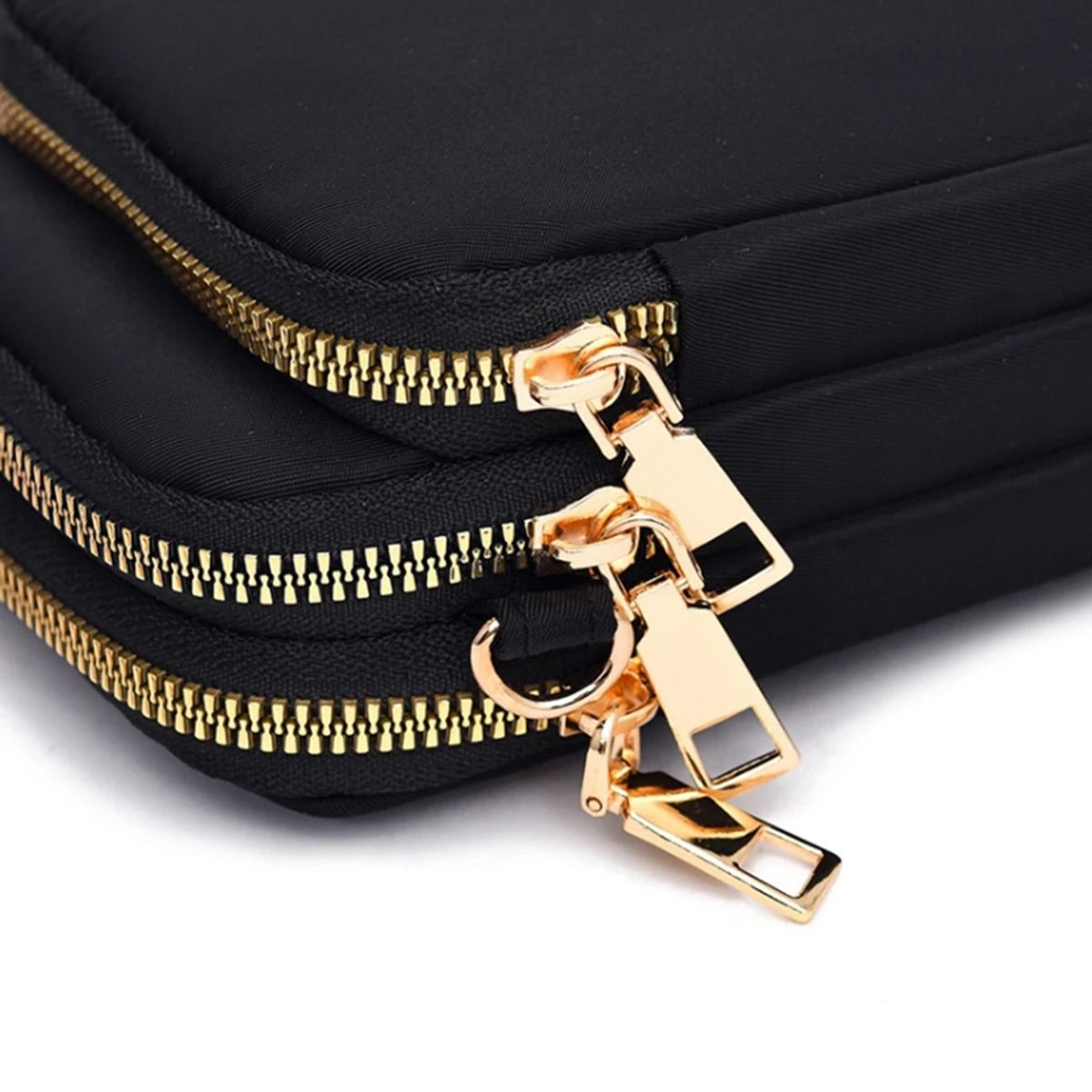 Lightweight Three Layer Mobile Phone Crossbody Wallet Bag With Large Capacity Storage 4
