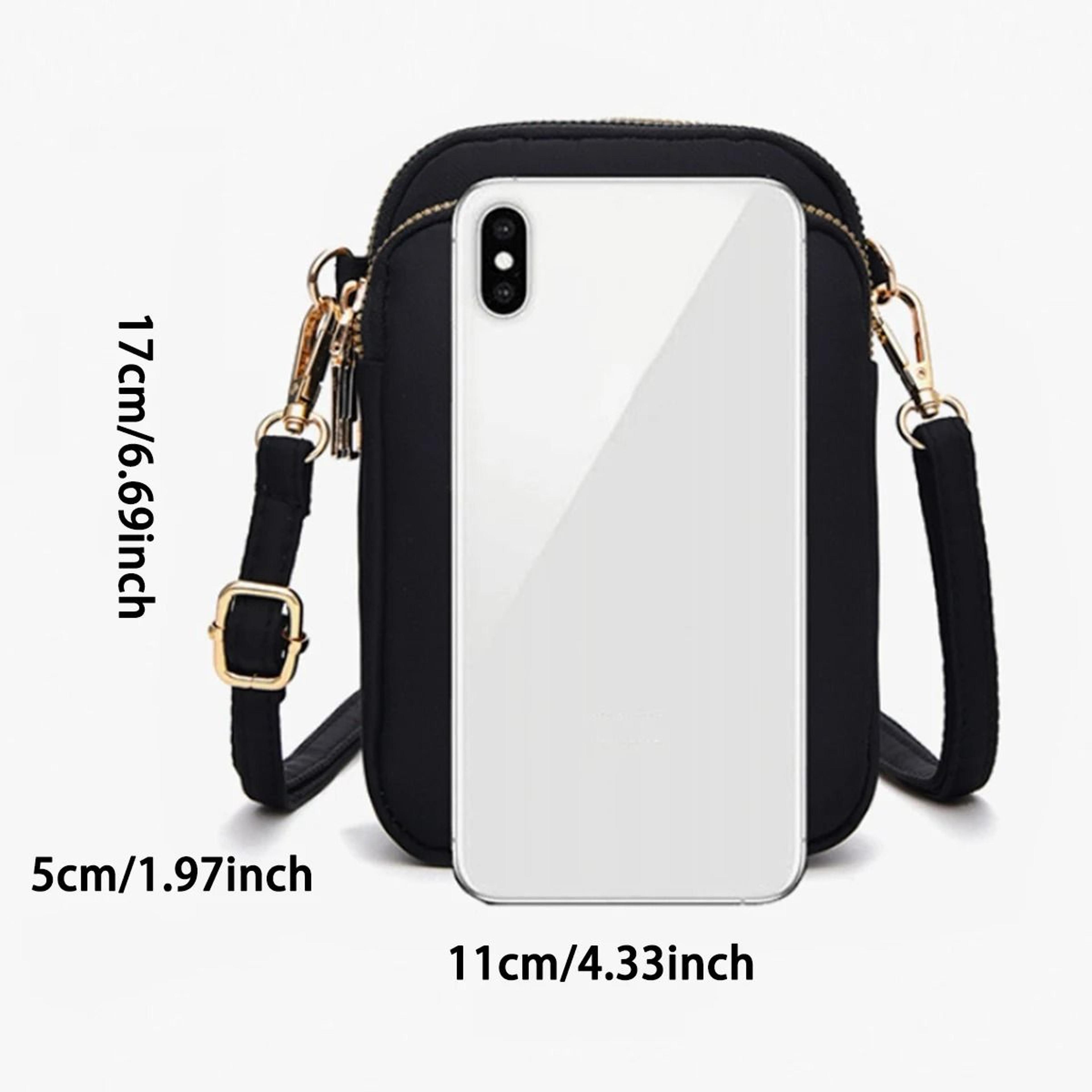 Lightweight Three Layer Mobile Phone Crossbody Wallet Bag With Large Capacity Storage 7