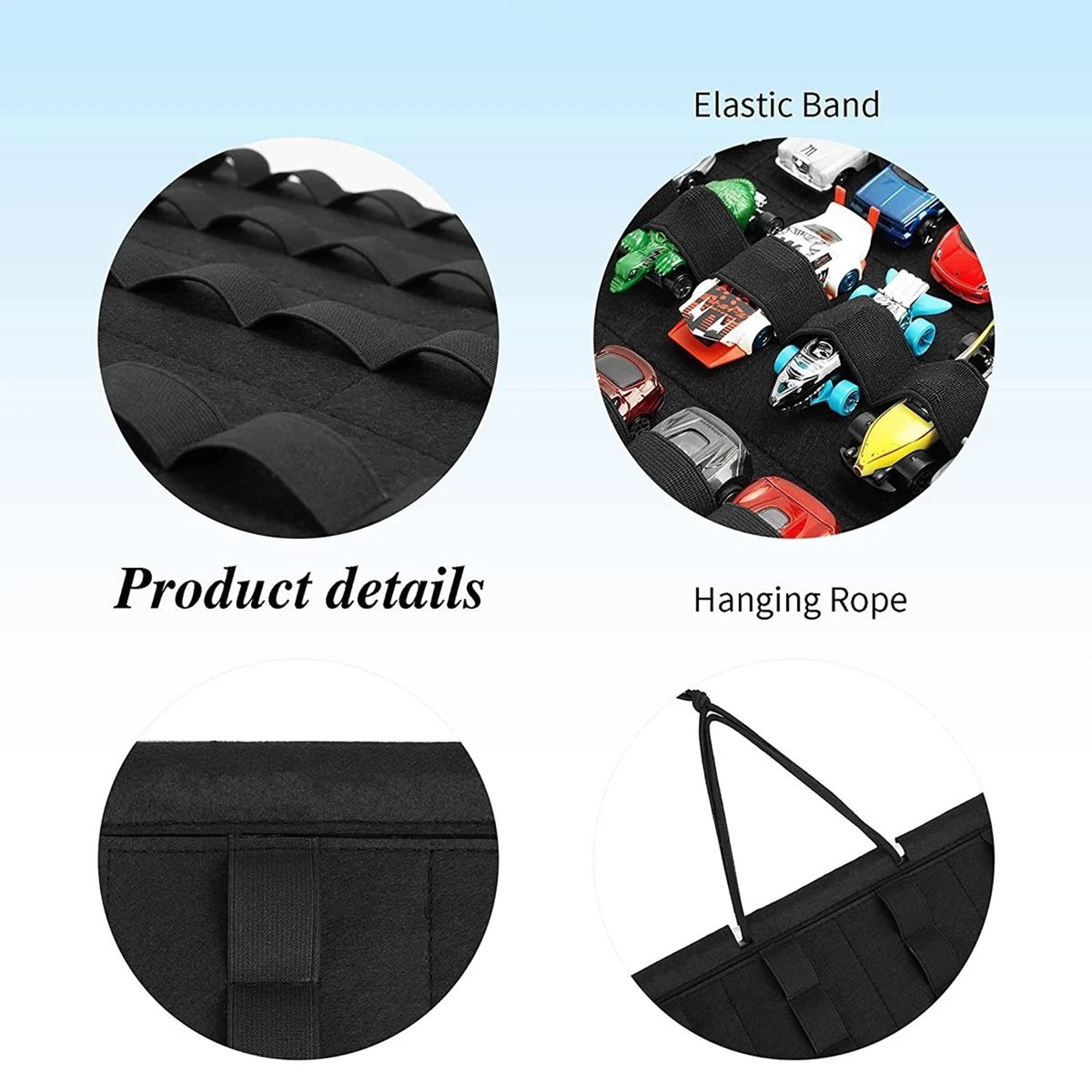 Wall Mounted Hanging Toy Car Organizer Display Storage Bag For Kids Collections 4