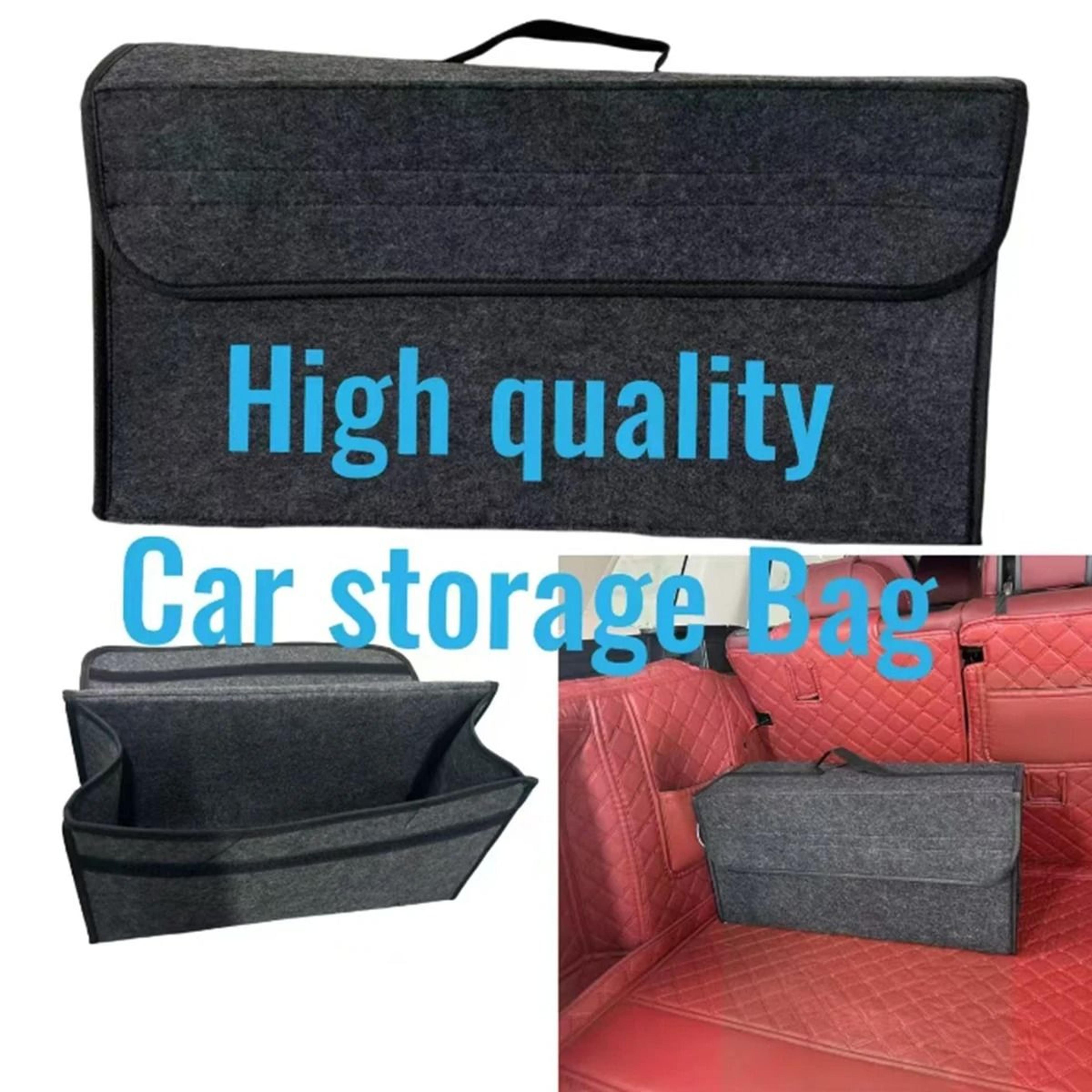 Large Anti Slip Felt Car Trunk Organizer With Compartments And Tool Storage 7