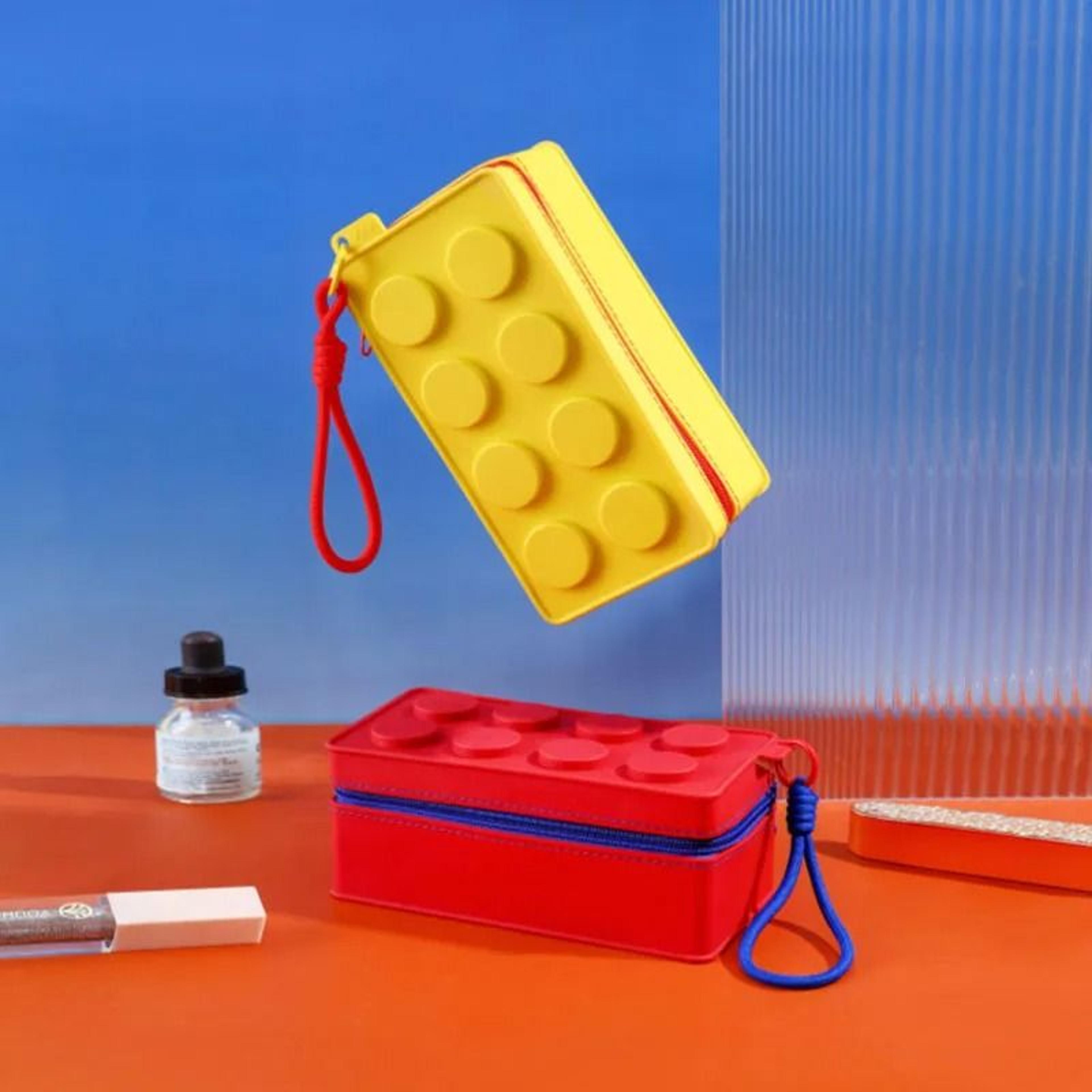 Building Block Pencil Case Portable Stationery Organizer 7