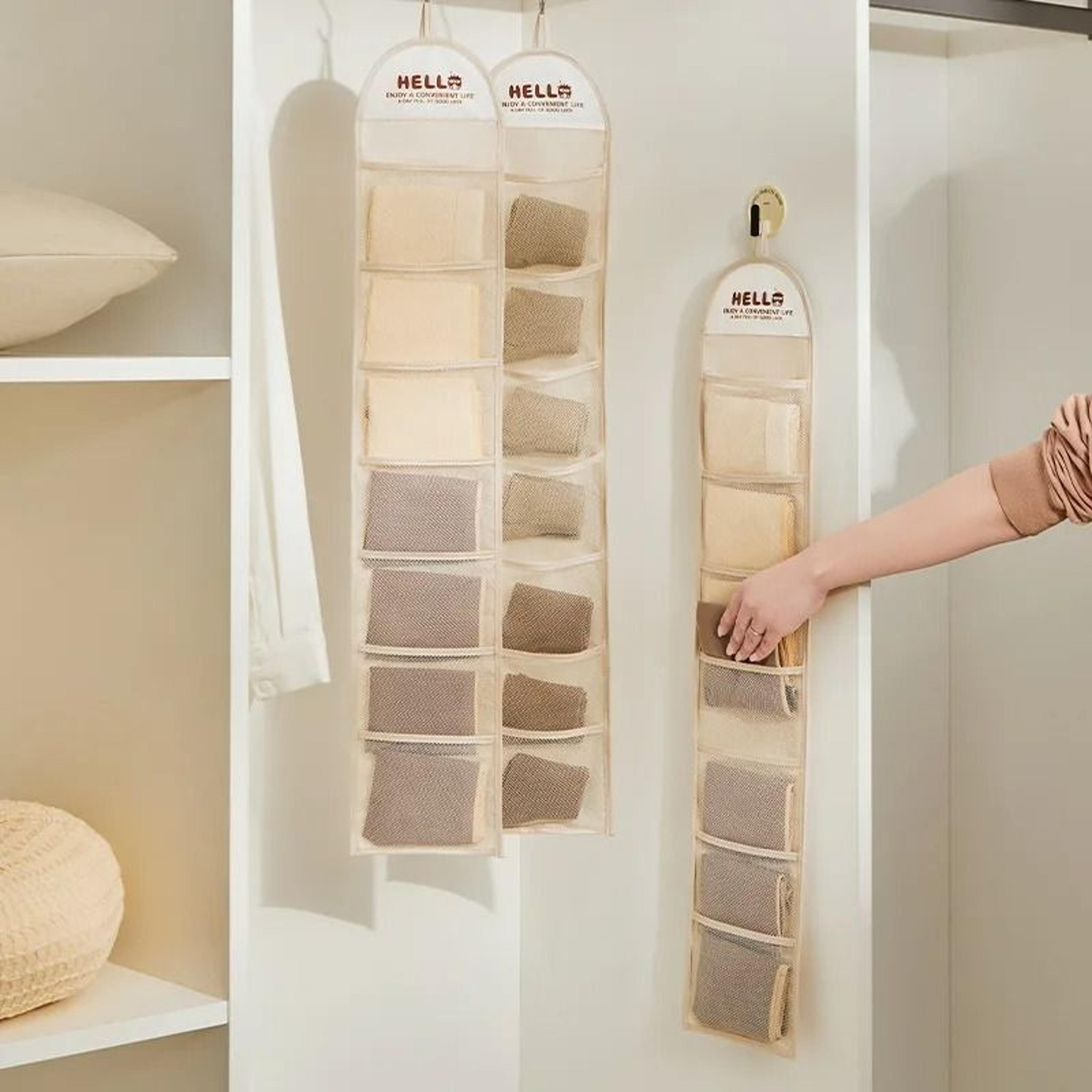 Seven Compartment Hanging Glasses And Accessory Organizer 6