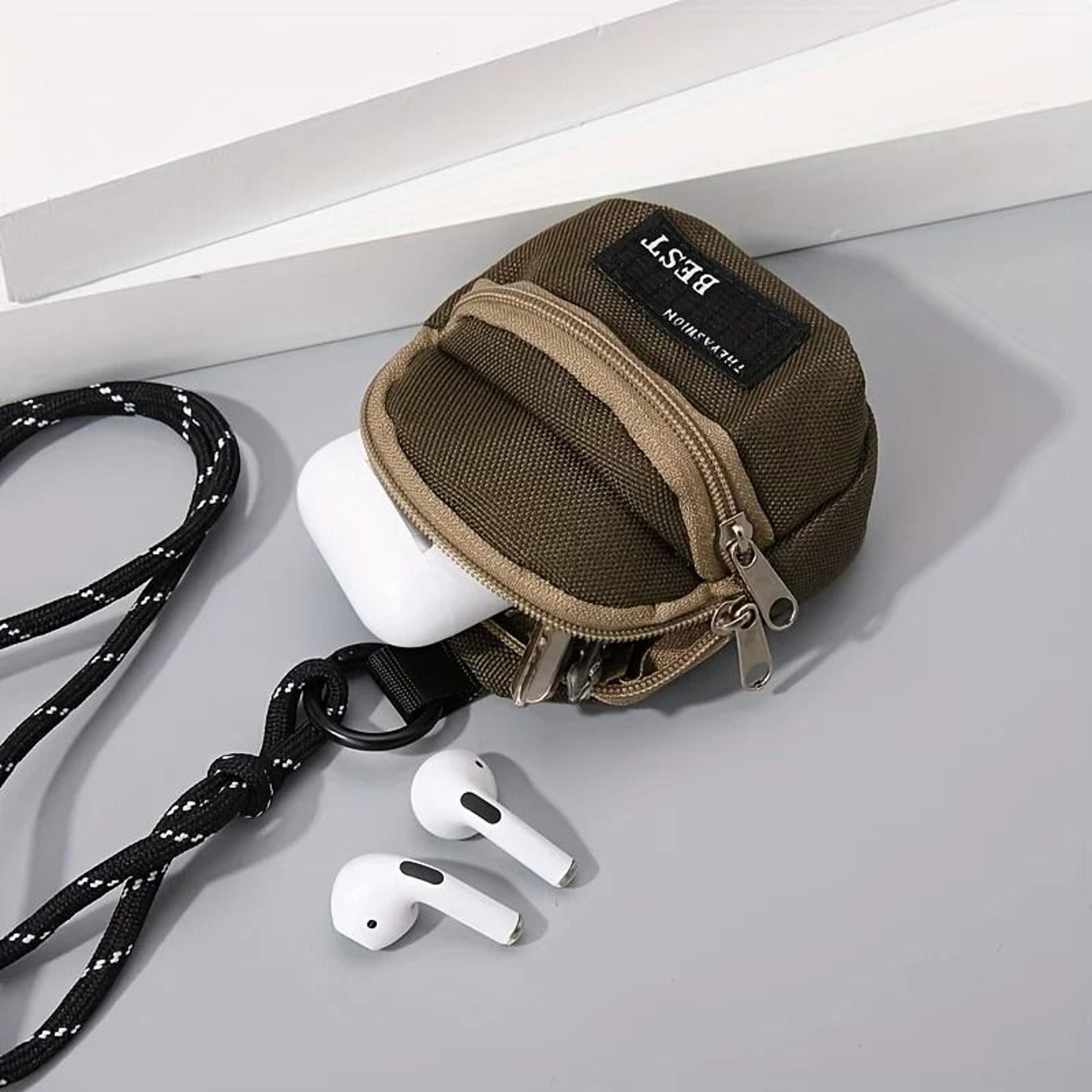 Mini Polyester Tech Pouch With Portable Neck Strap 7