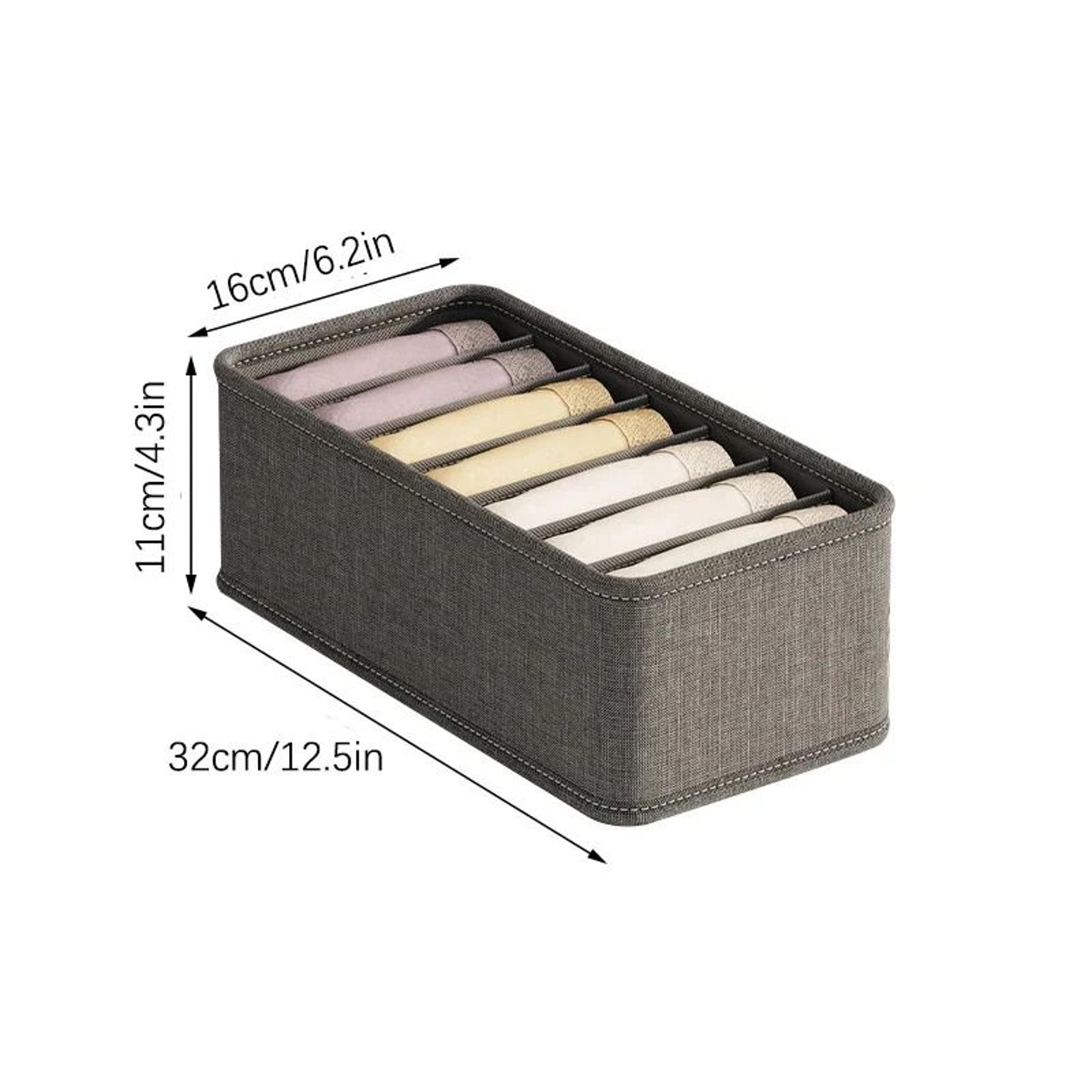 Foldable Compartment Drawer Organizer For Socks Bras And Clothing 1