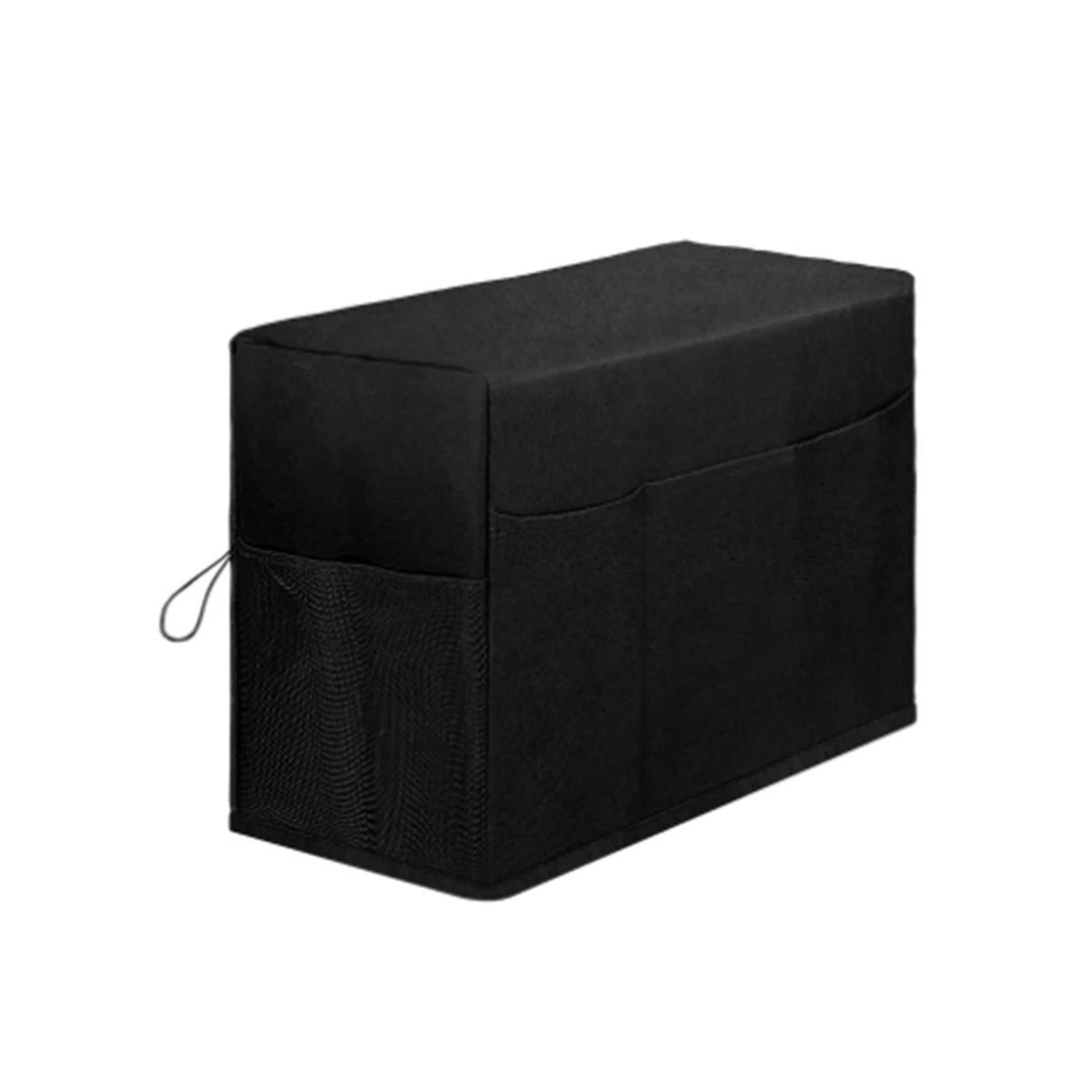 Gray Sewing Machine Dust Cover With Tool Storage Pockets 5