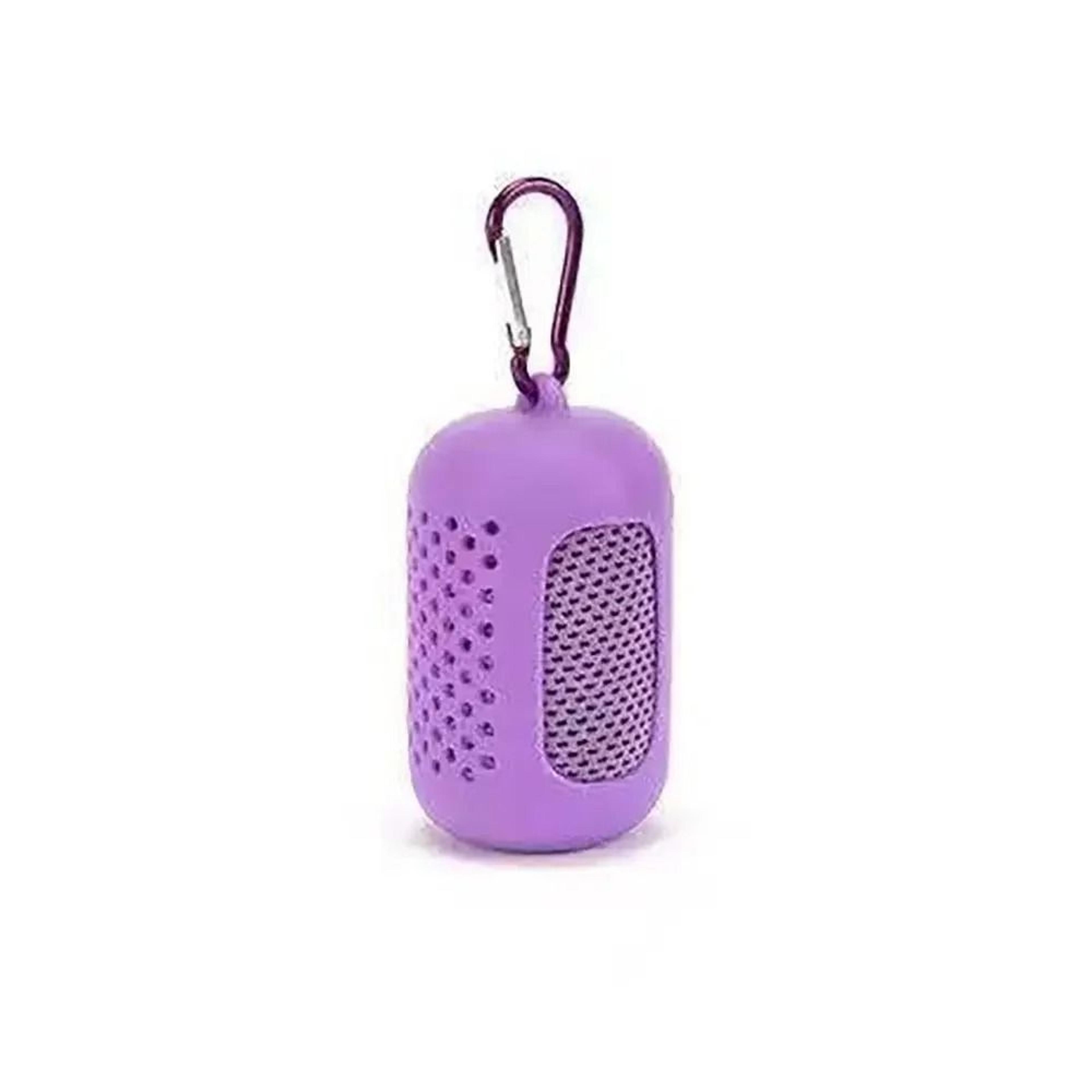 Portable Quick Dry Cooling Towel With Silicone Carry Bag 3