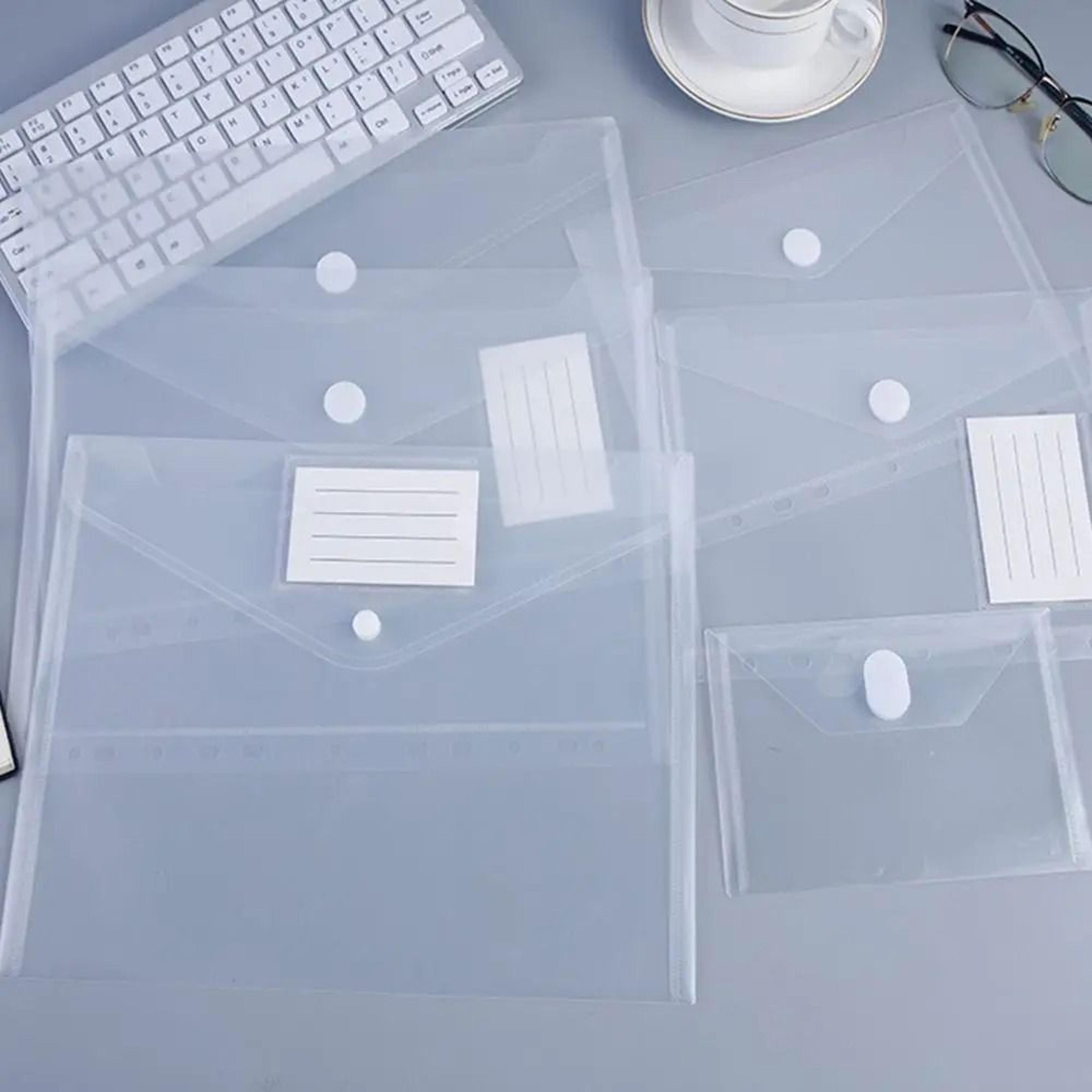 Thick Transparent Waterproof File Folder For Documents And Cards 5