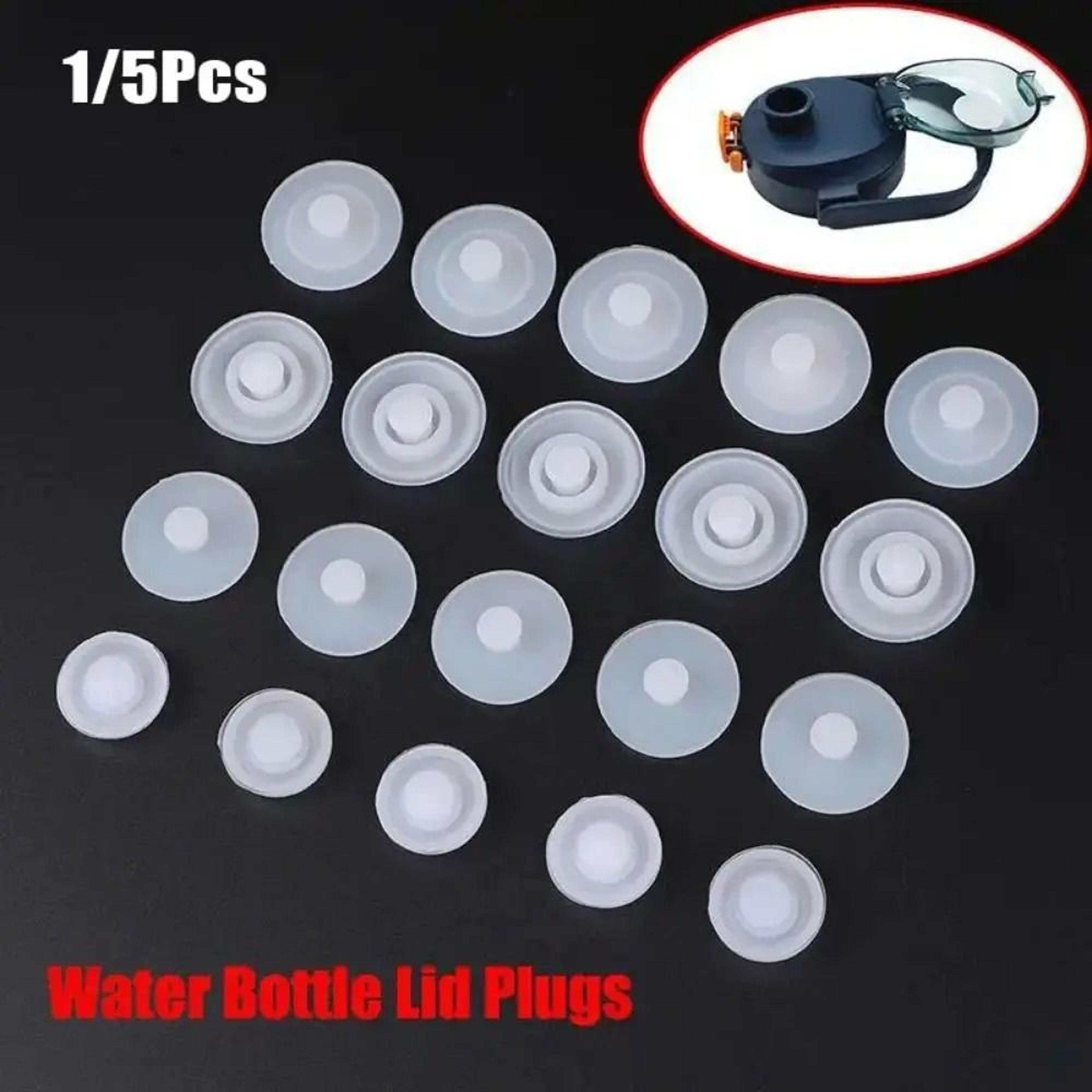 Five Piece Silicone Bottle Lid Replacement Seal Plug Set 9