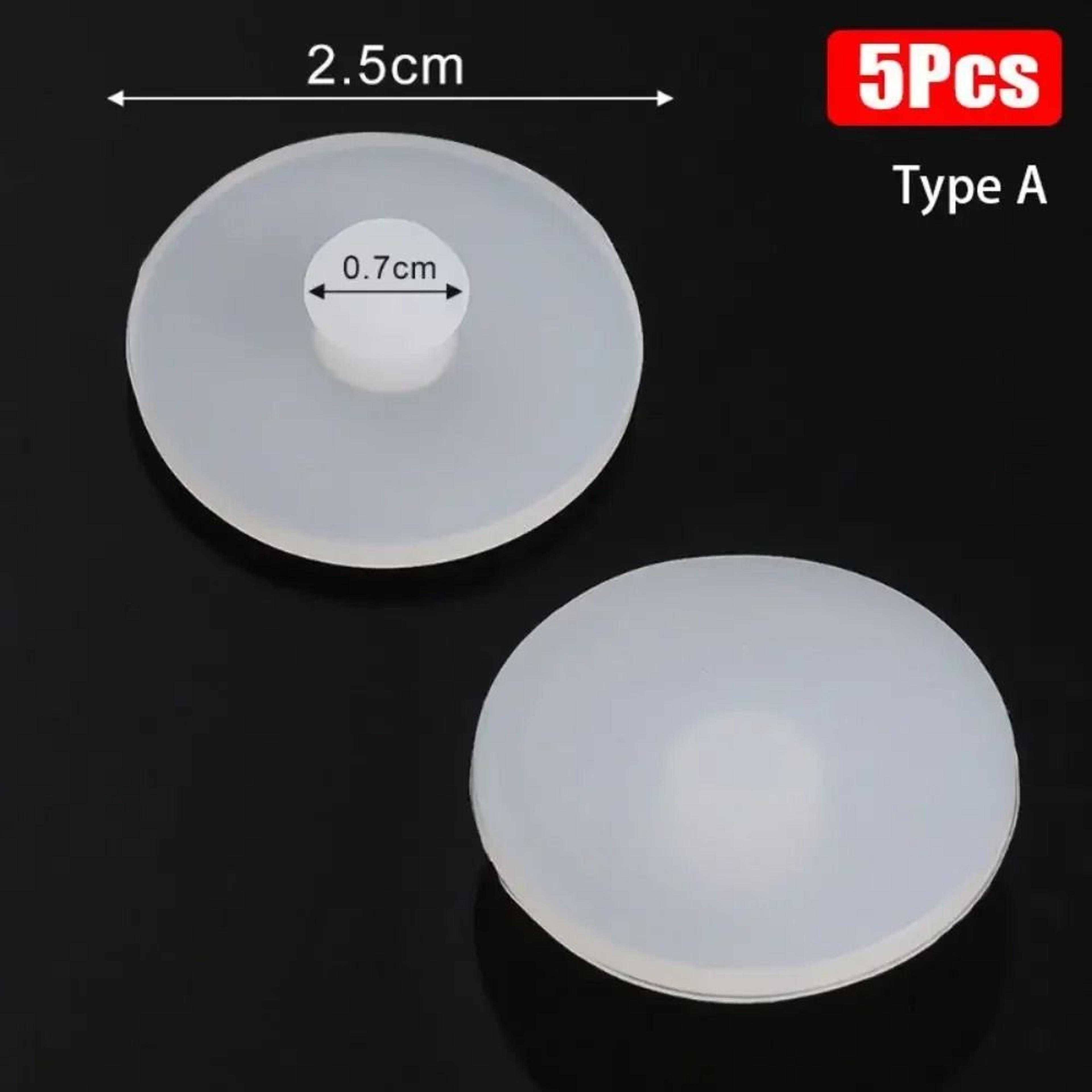 Five Piece Silicone Bottle Lid Replacement Seal Plug Set 1