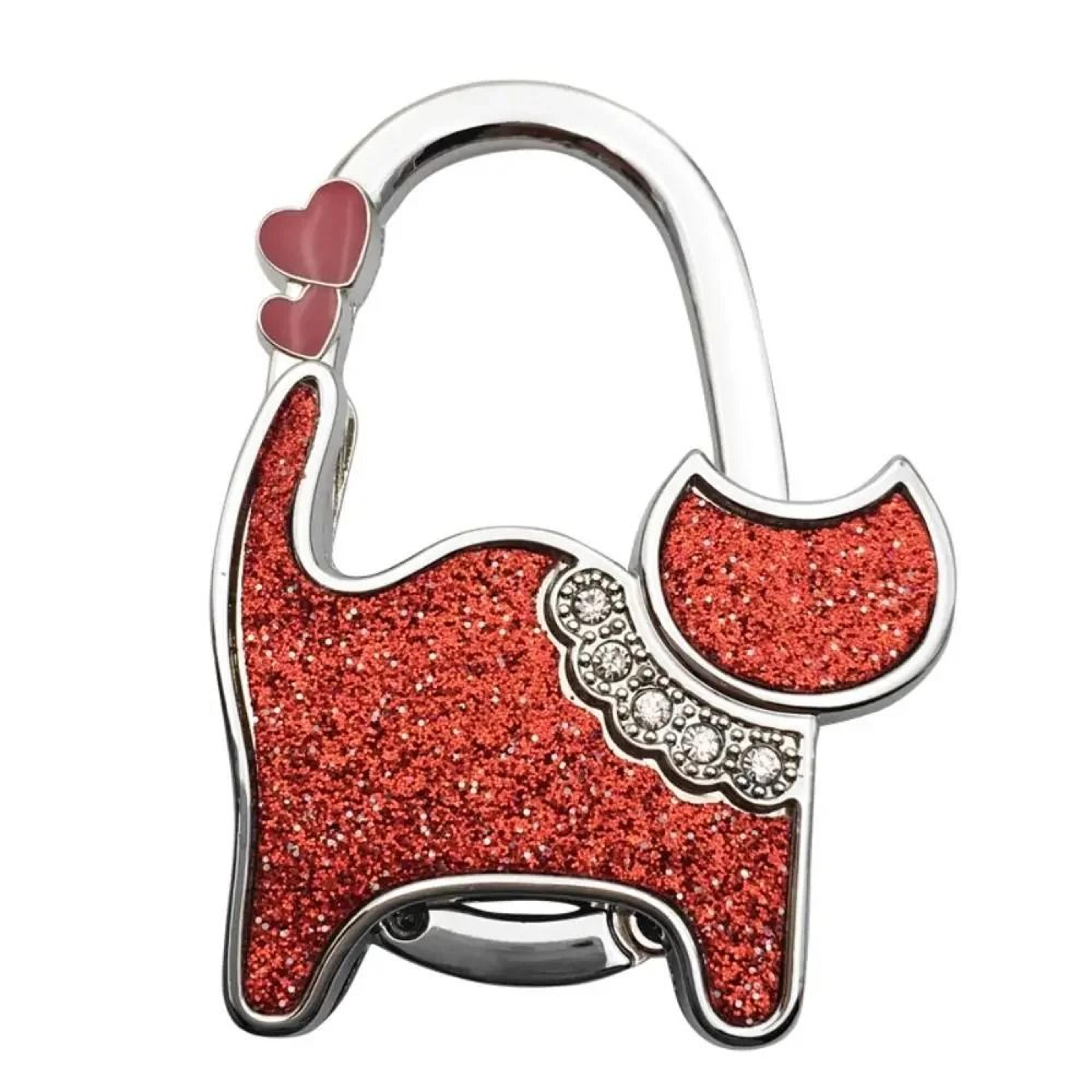 Portable Cat Shape Folding Purse Hanger For Tables 10