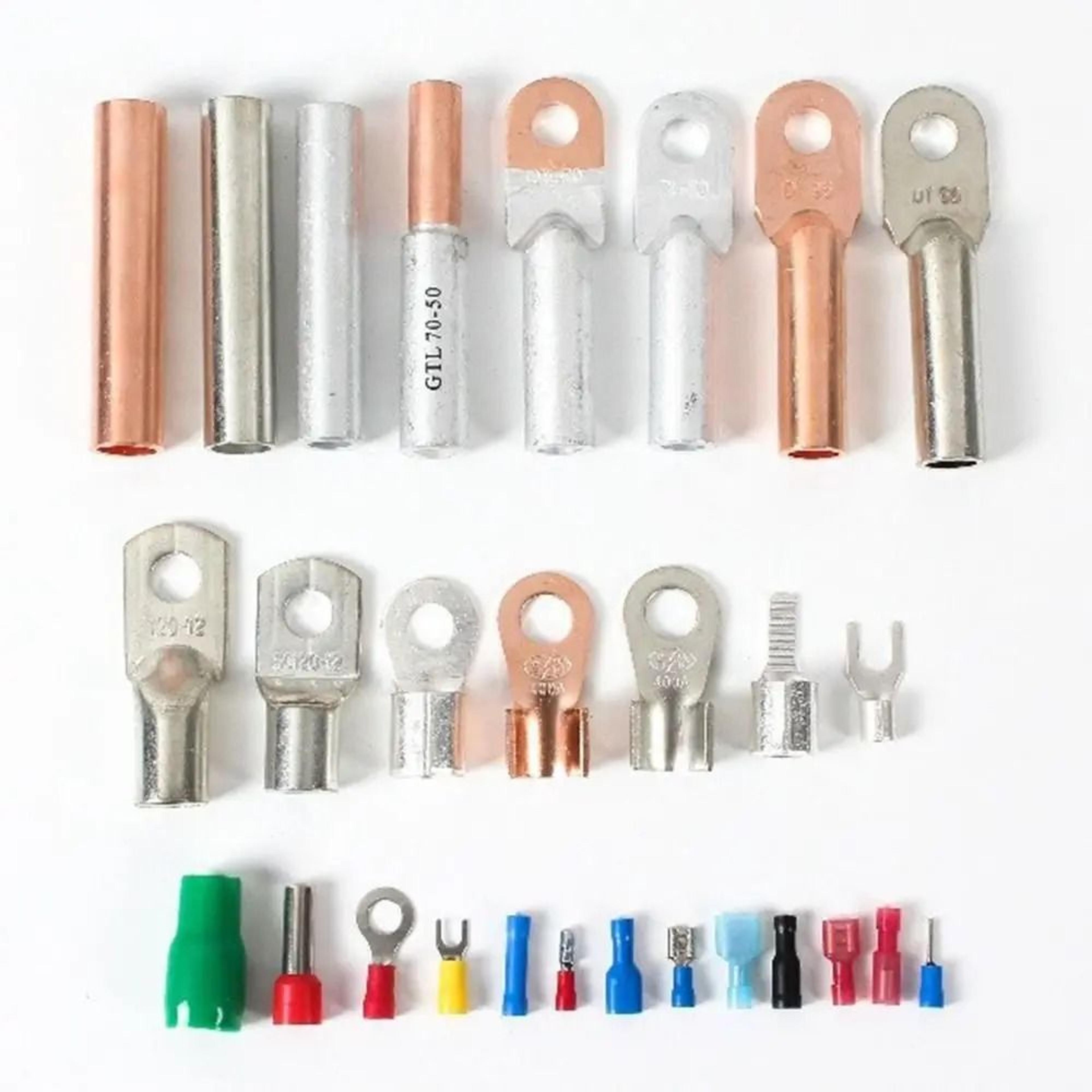 Ten Piece SC Tinned Copper Cable Lug Ring Terminal Set 10