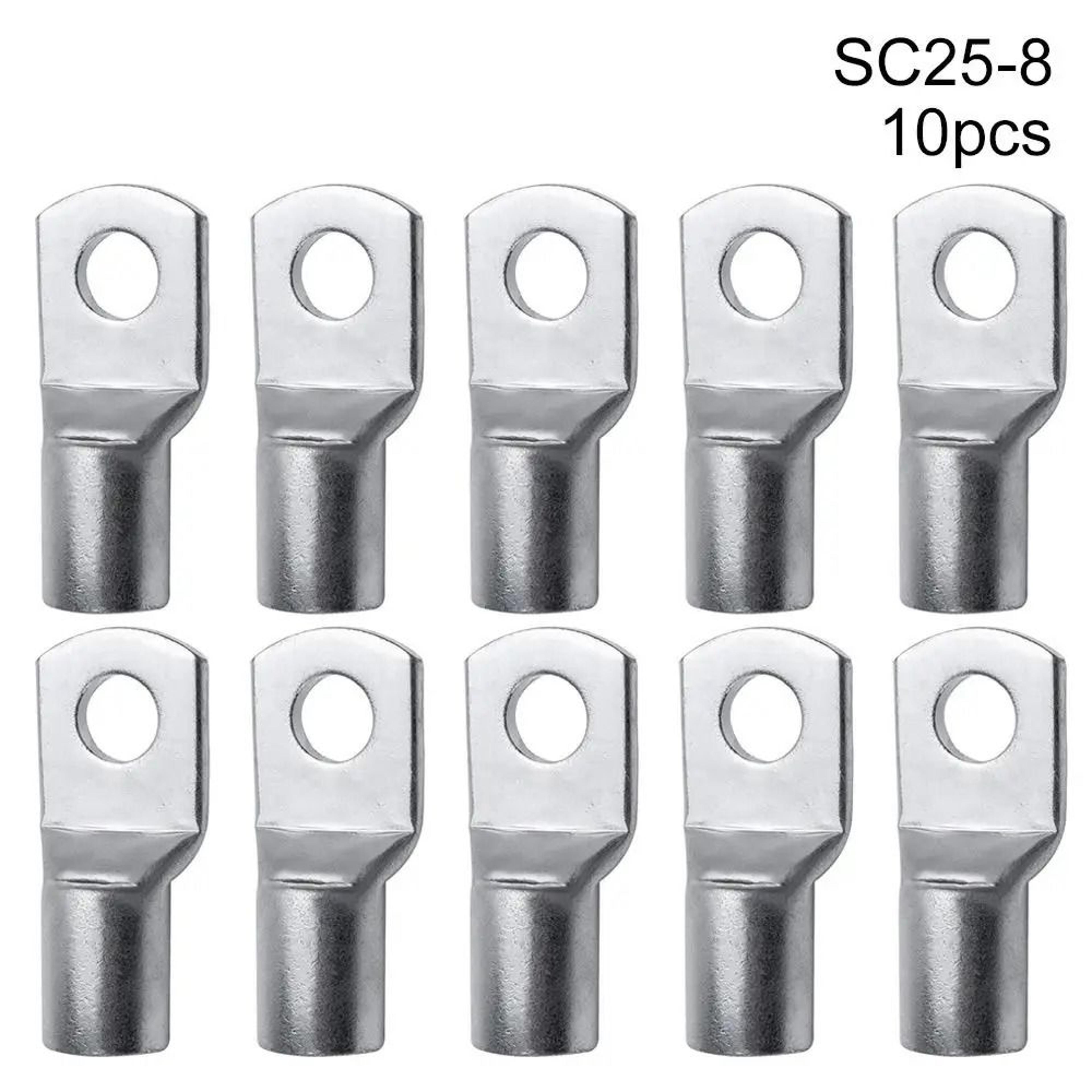 Ten Piece SC Tinned Copper Cable Lug Ring Terminal Set 5