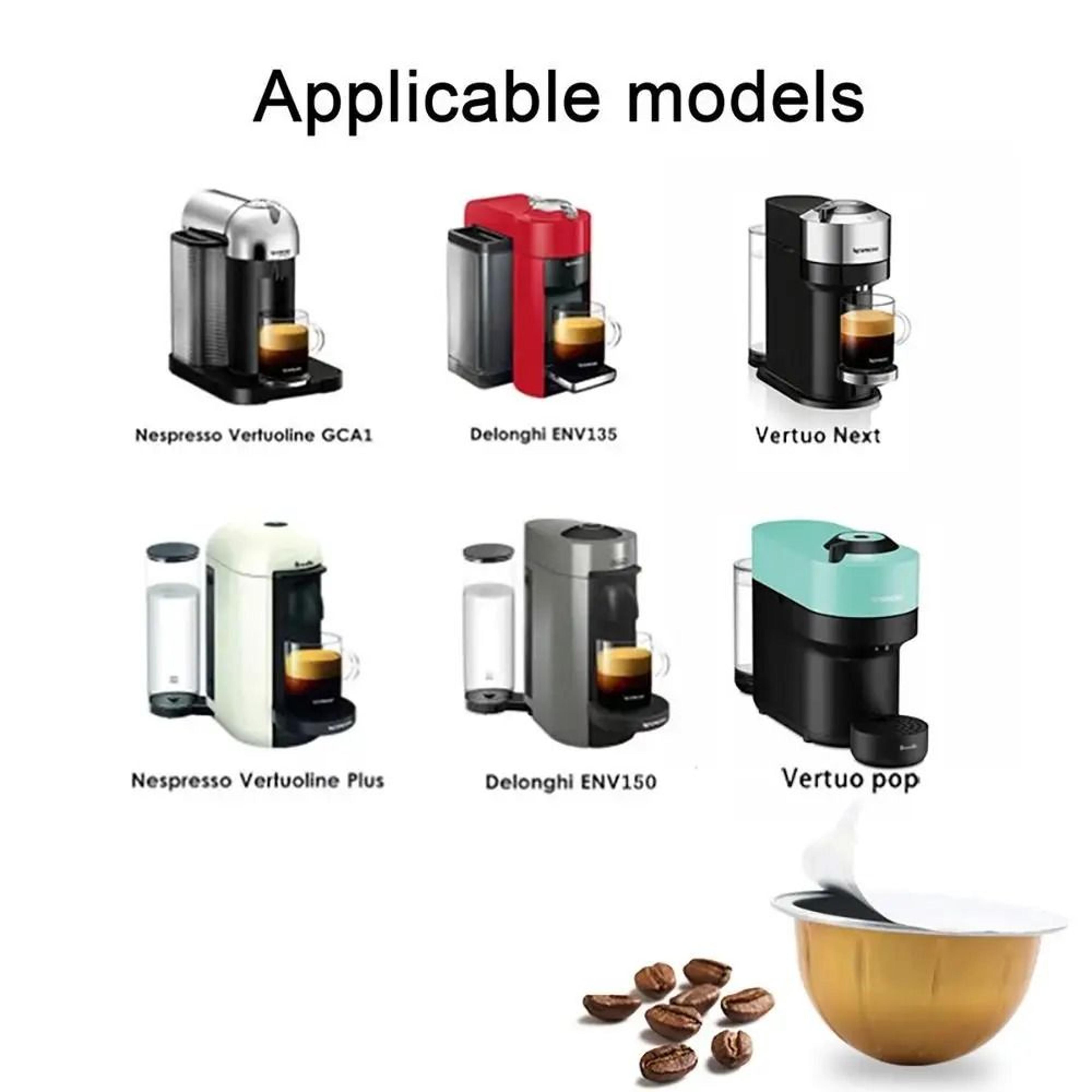 Refillable Coffee Capsule Shells For Vertuo Next Four Piece Set 10