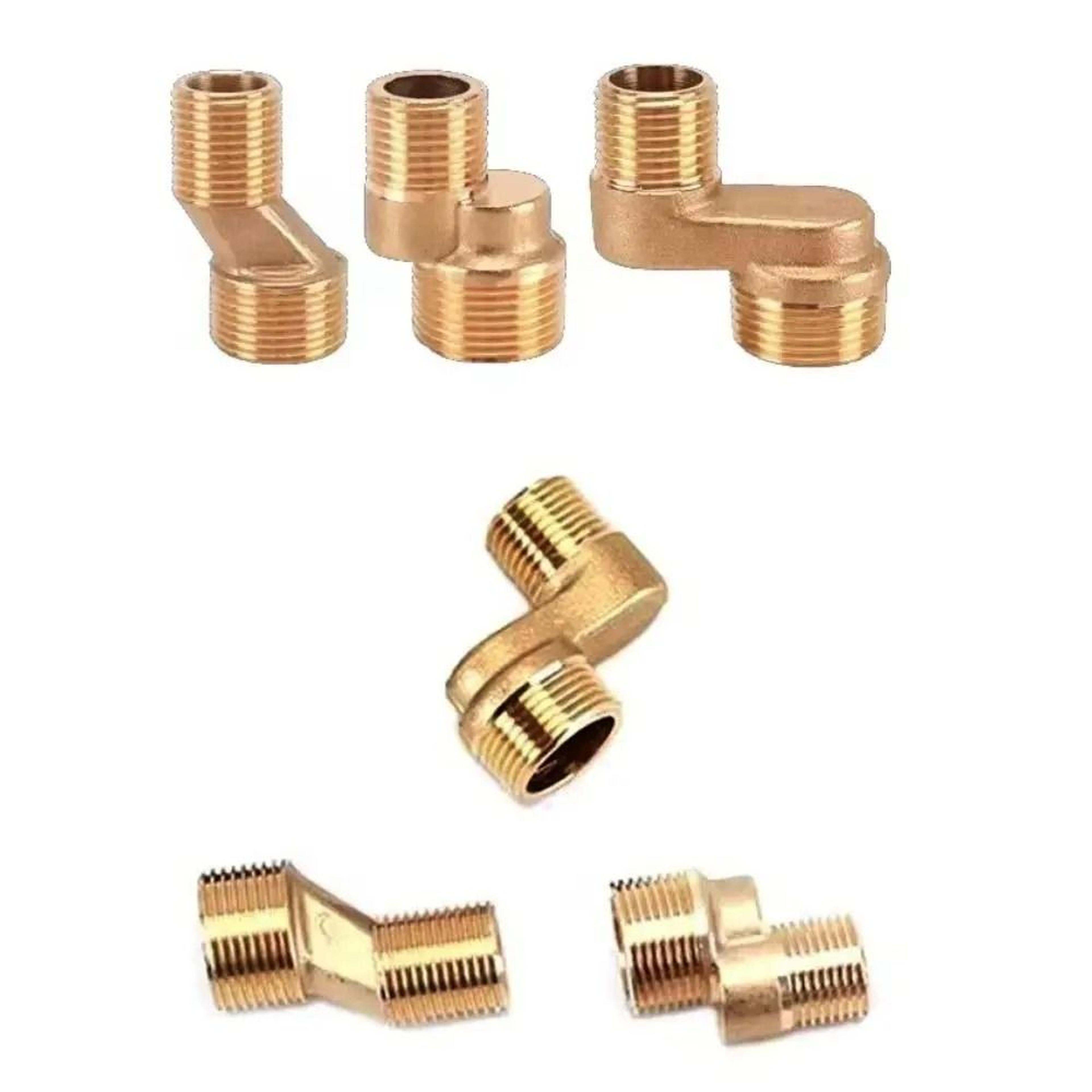 Adjustable Copper Eccentric Shower Faucet Adapter 0