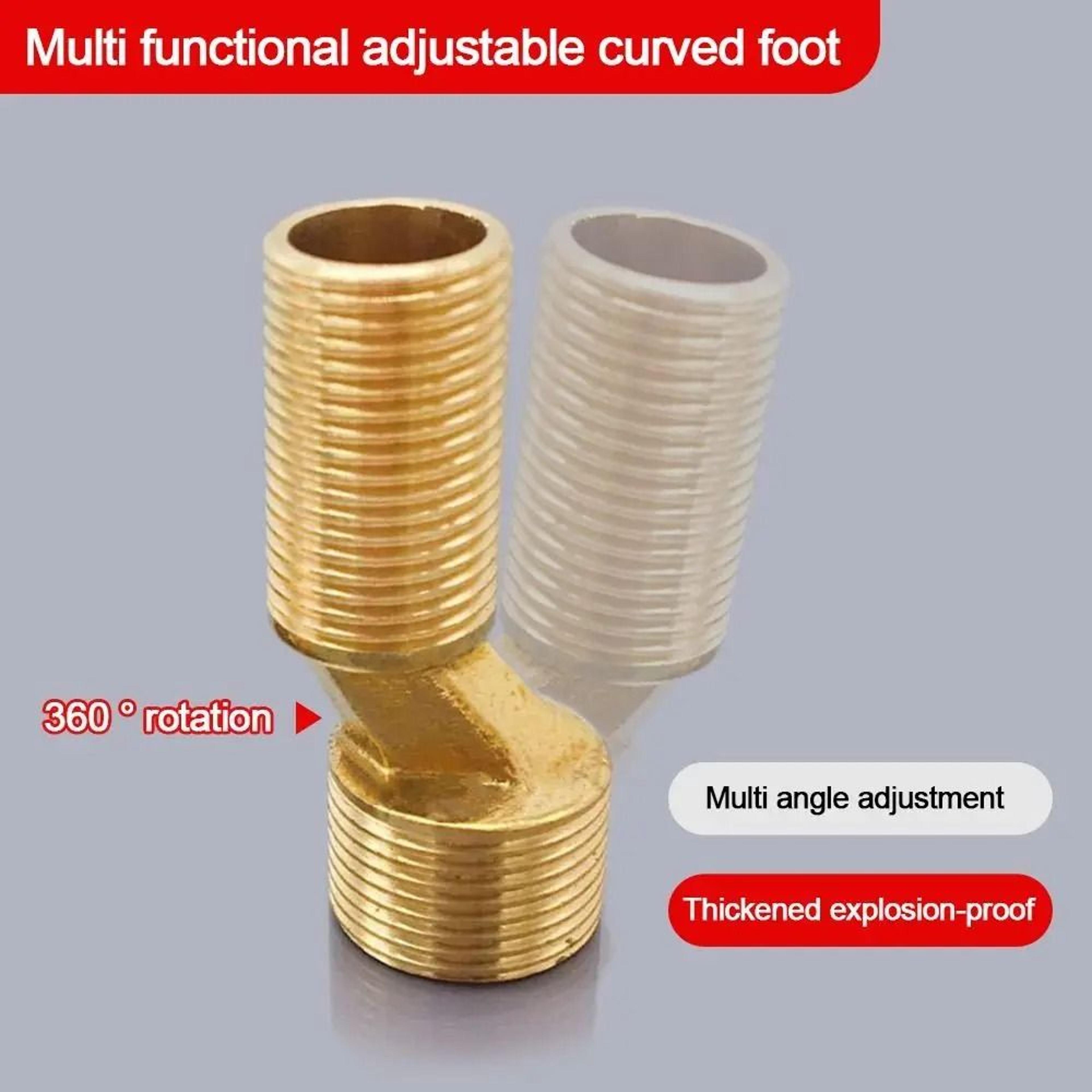 Adjustable Copper Eccentric Shower Faucet Adapter 6