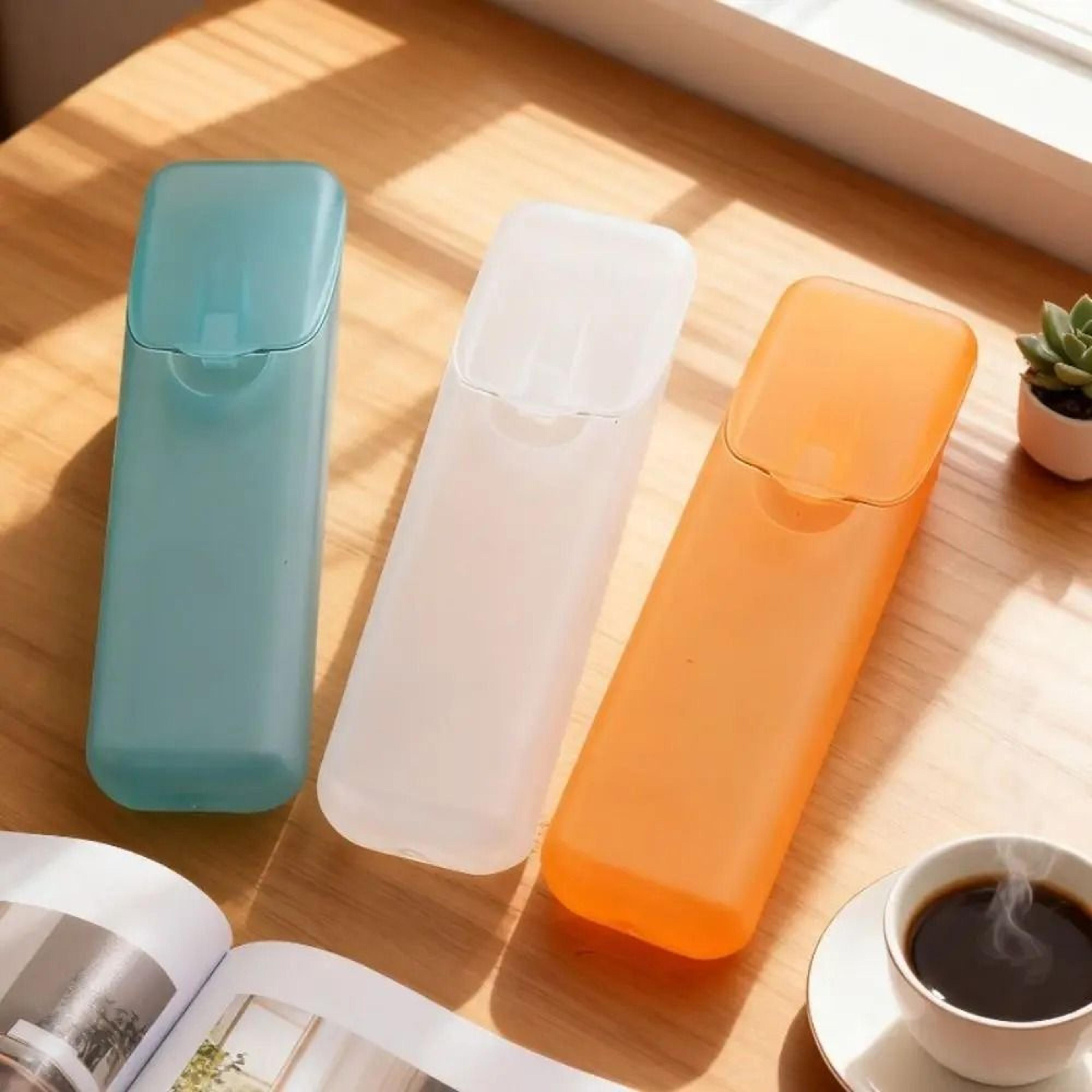 Portable Transparent Toothpick And Small Item Organizer Box 7