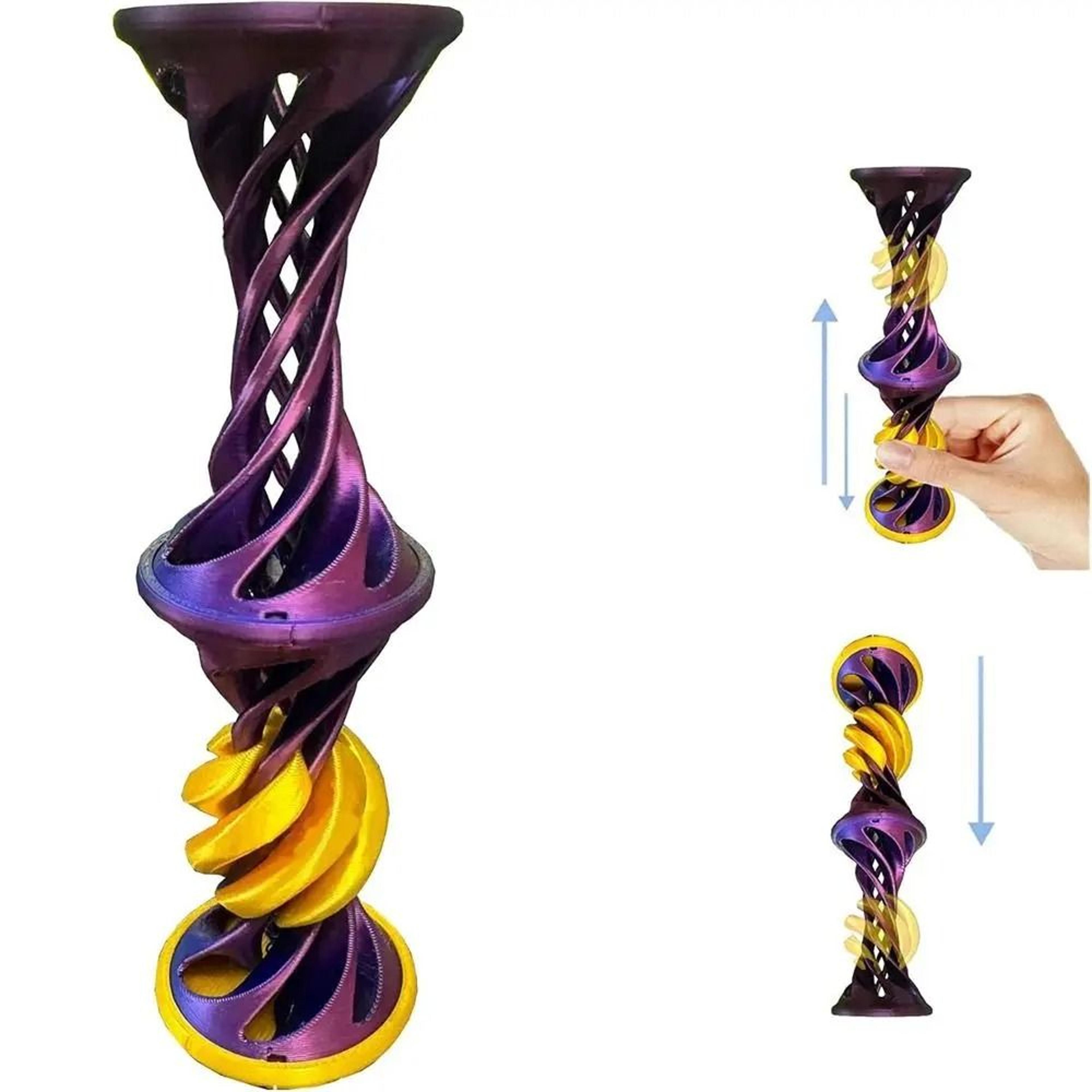 Rotating 3D Printed Gear Ball Sensory Fidget Toy 6