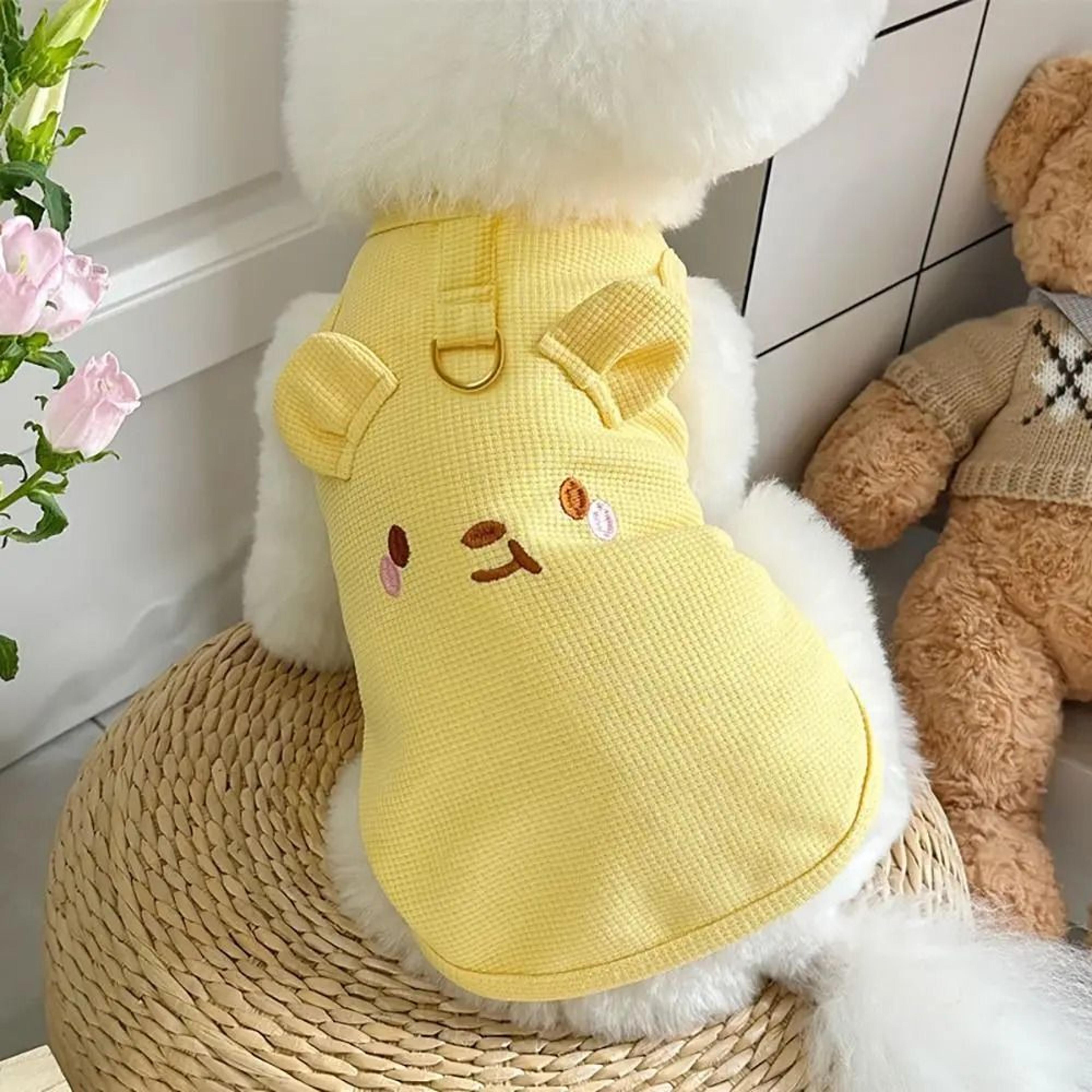 Soft Cotton Cat Vest For Small And Medium Pets 3