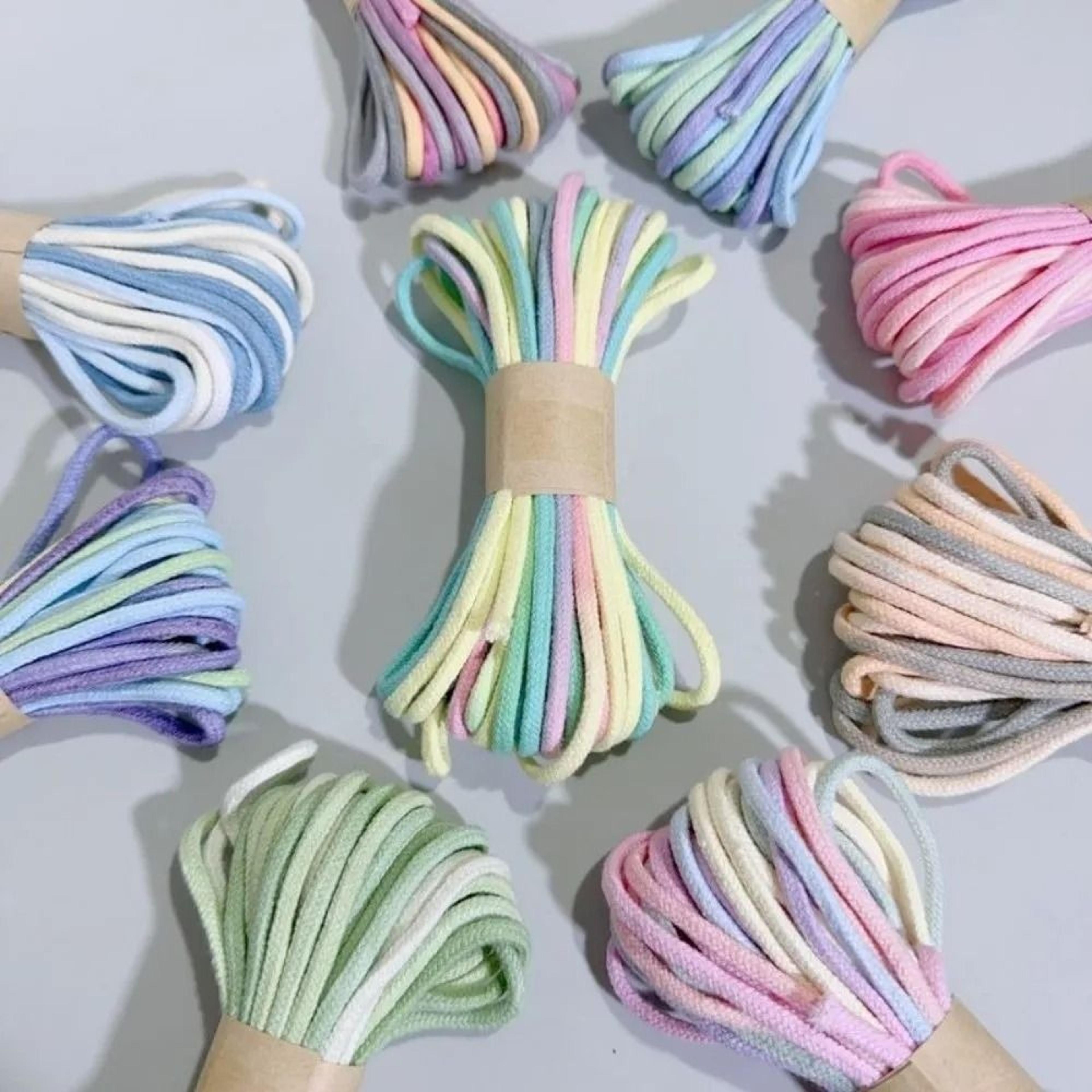 Ten Meter Gradient Cotton Macrame Rope For Colorful DIY Crafts 0