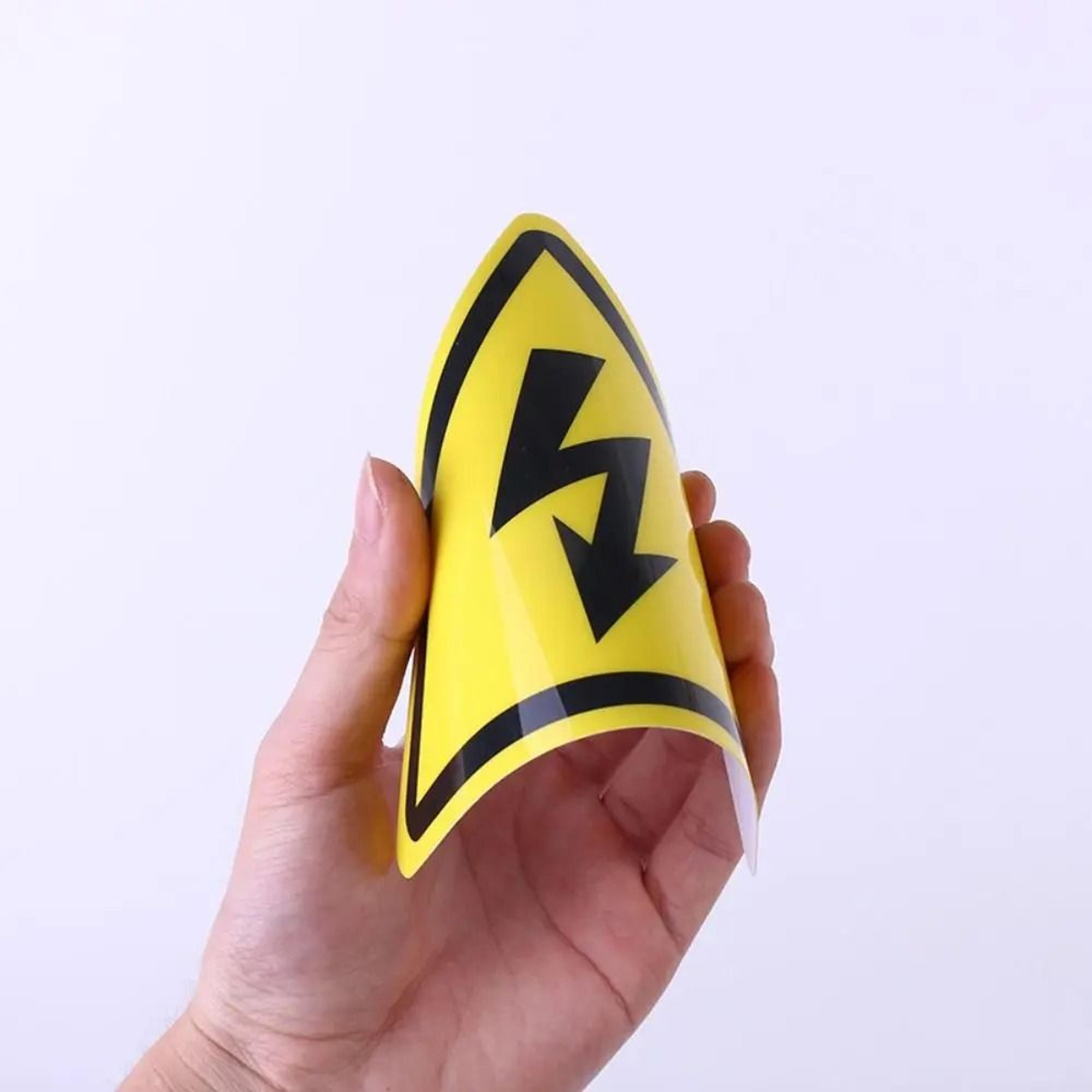 Waterproof Electrical Shock Hazard Warning Stickers For Panels And Equipment 8