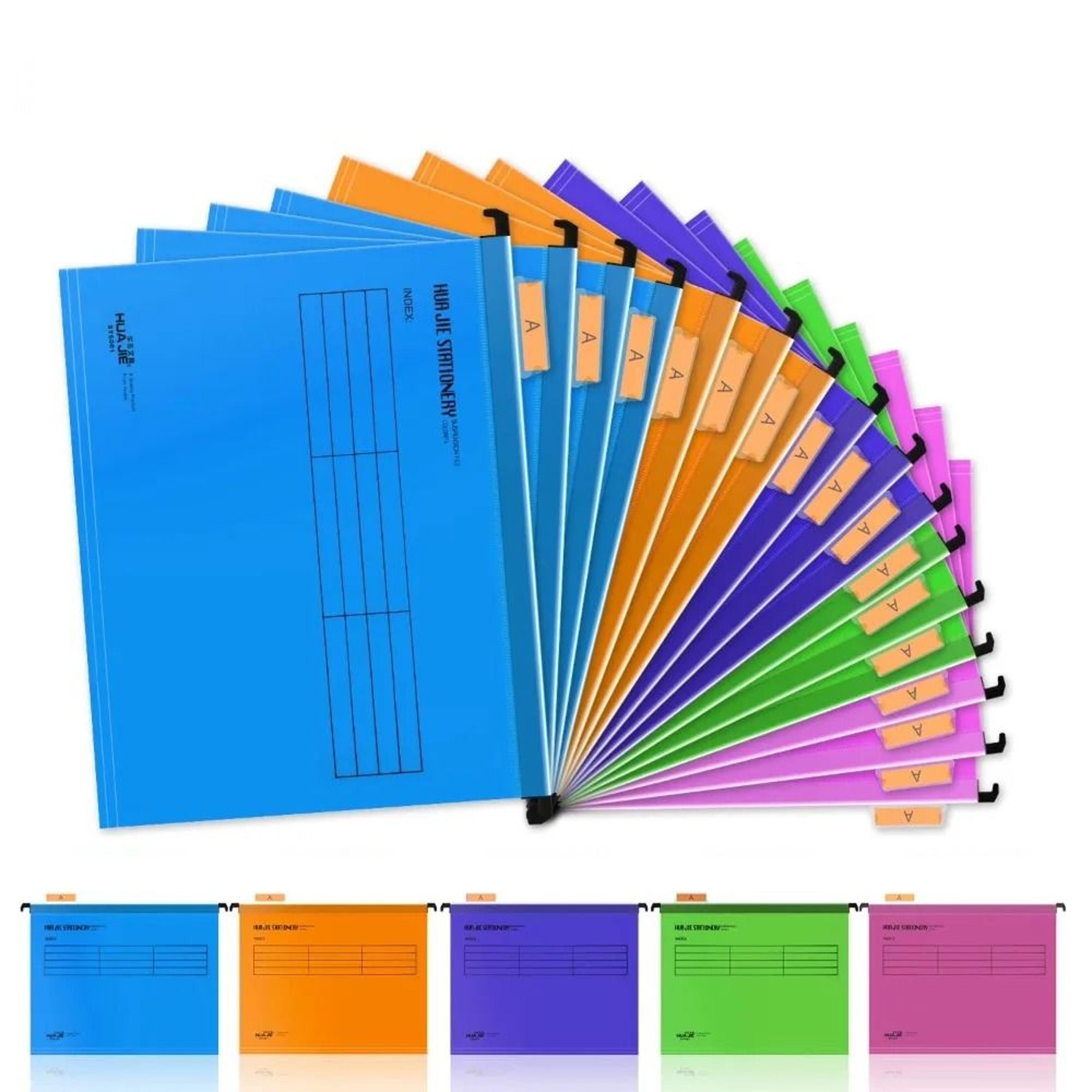 A4 PVC Hanging File Folder With Hooks For Organized Storage 6