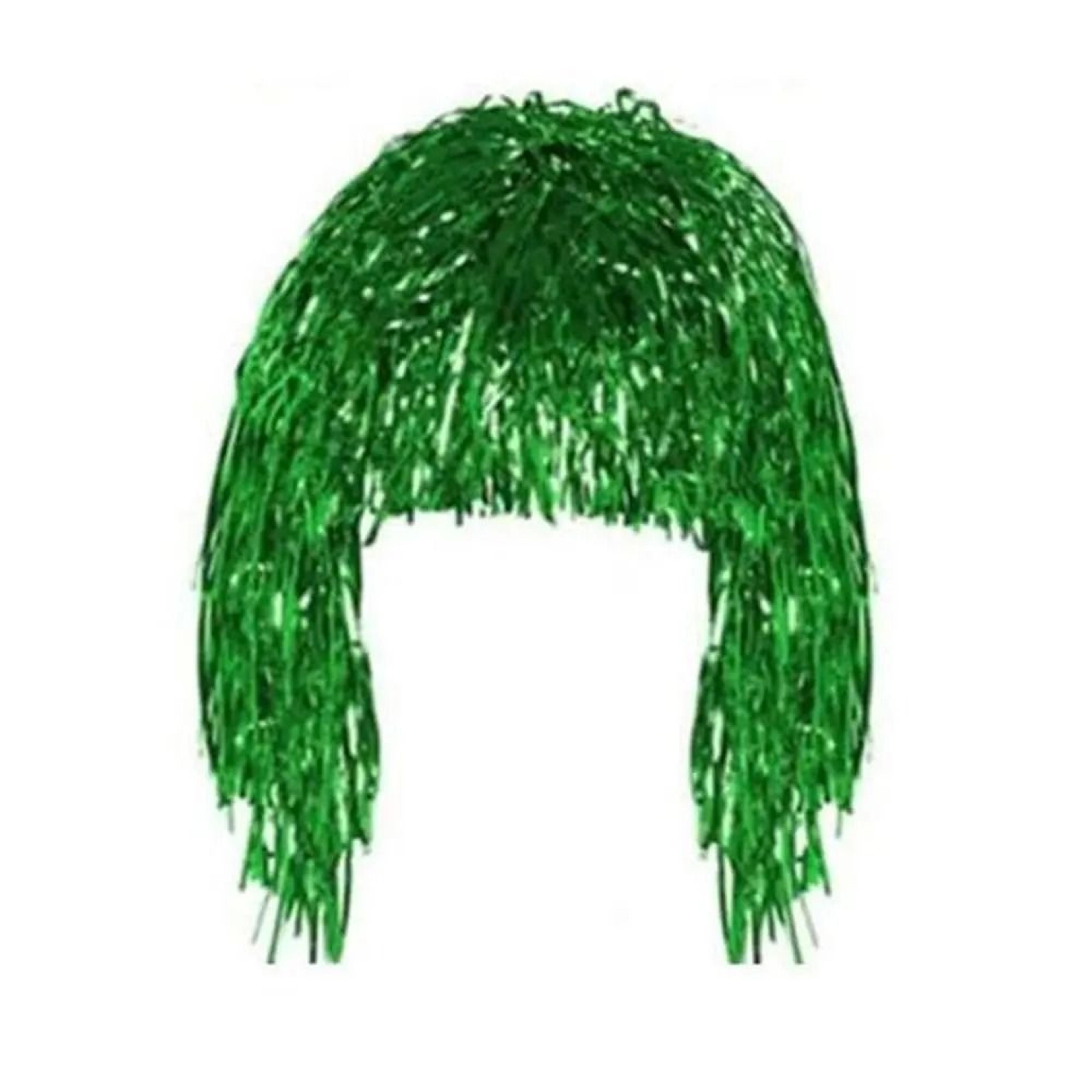 Shiny Metallic Foil Party Wig For Costumes Cosplay And Masquerades 5
