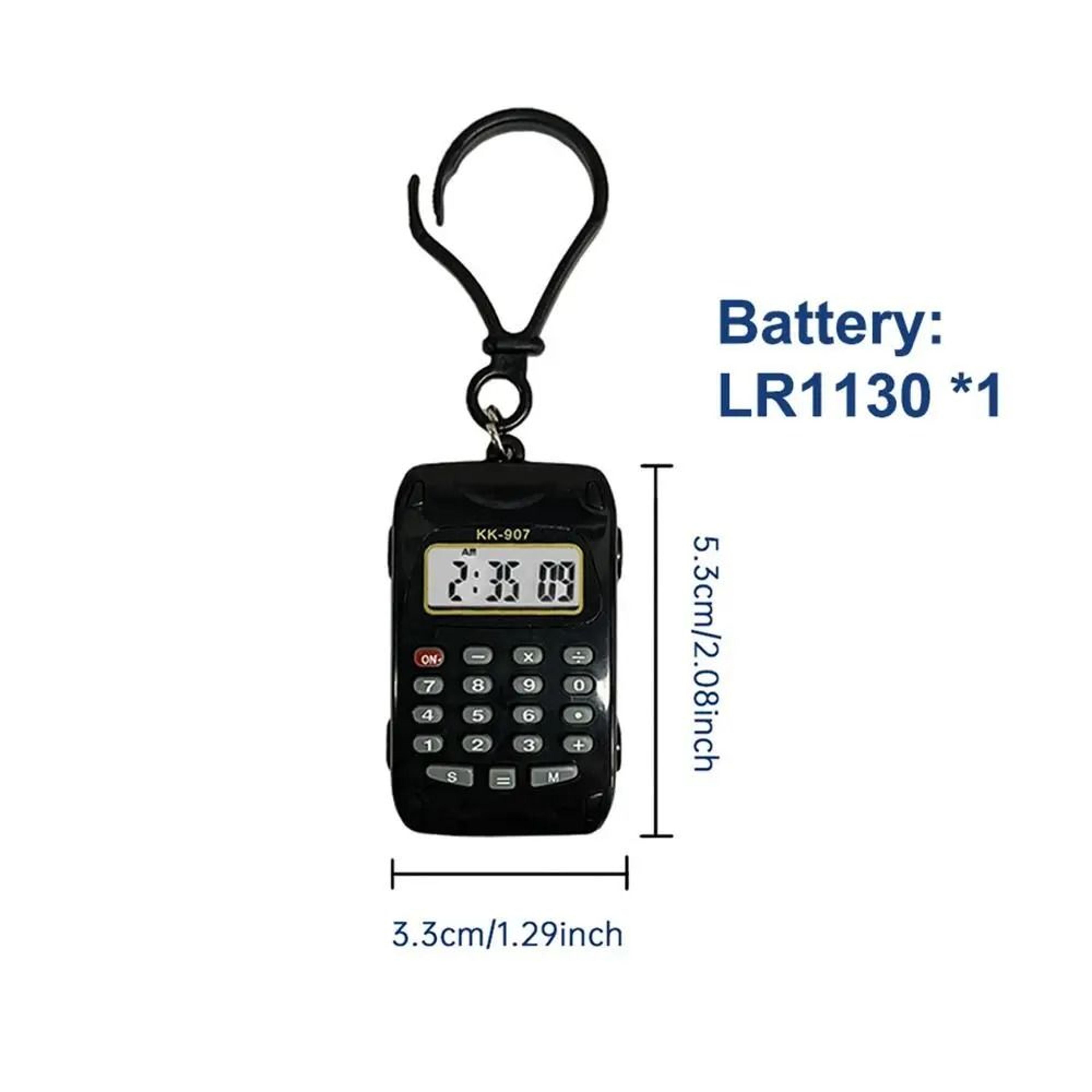 Mini Eight Digit Calculator Keychain For School Travel And Shopping 6