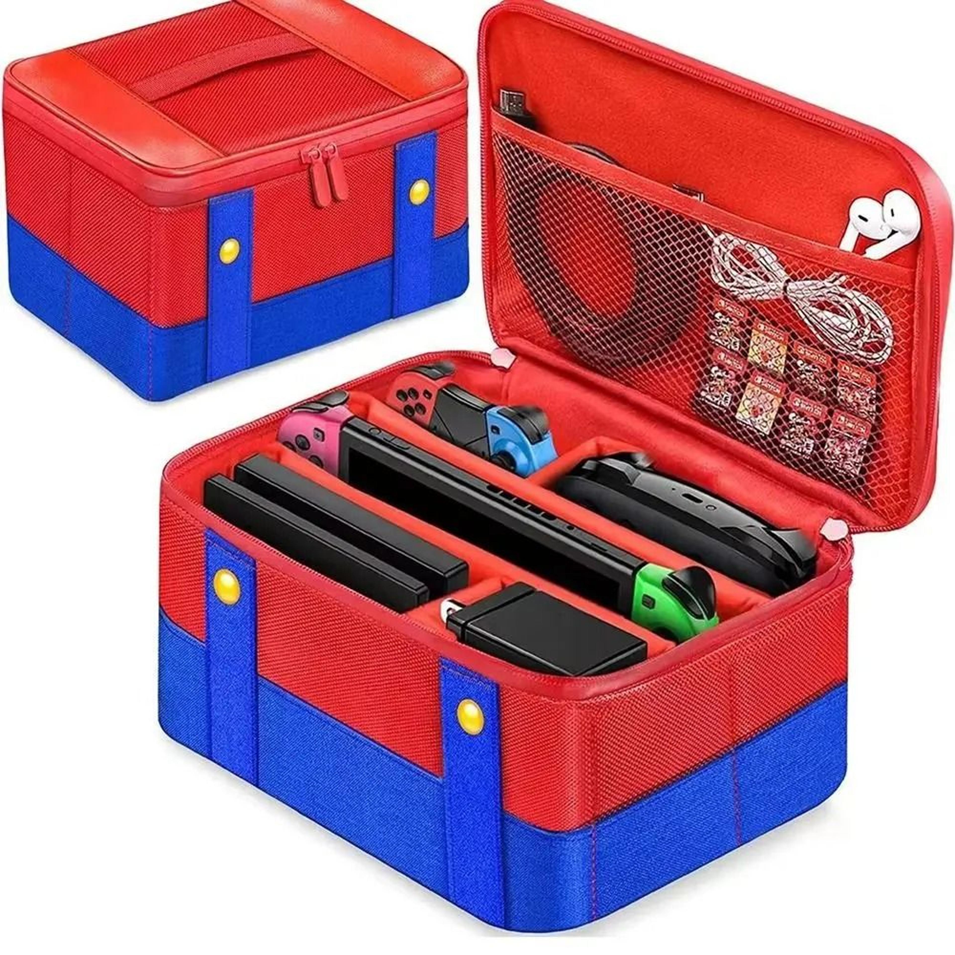 Large Nintendo Switch OLED Travel Case For Console Controller Accessories 1